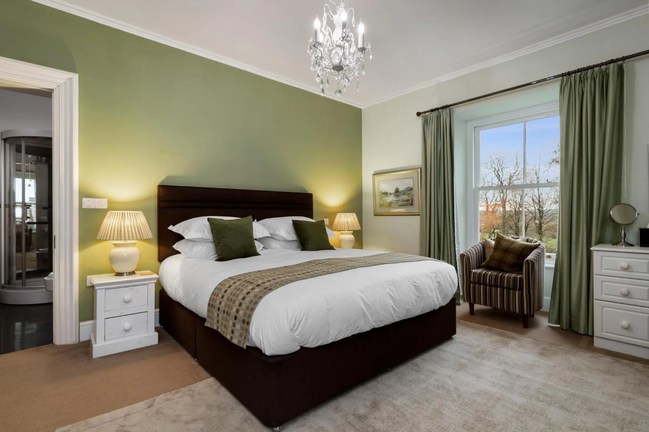 Bed in Caemorgan Mansion