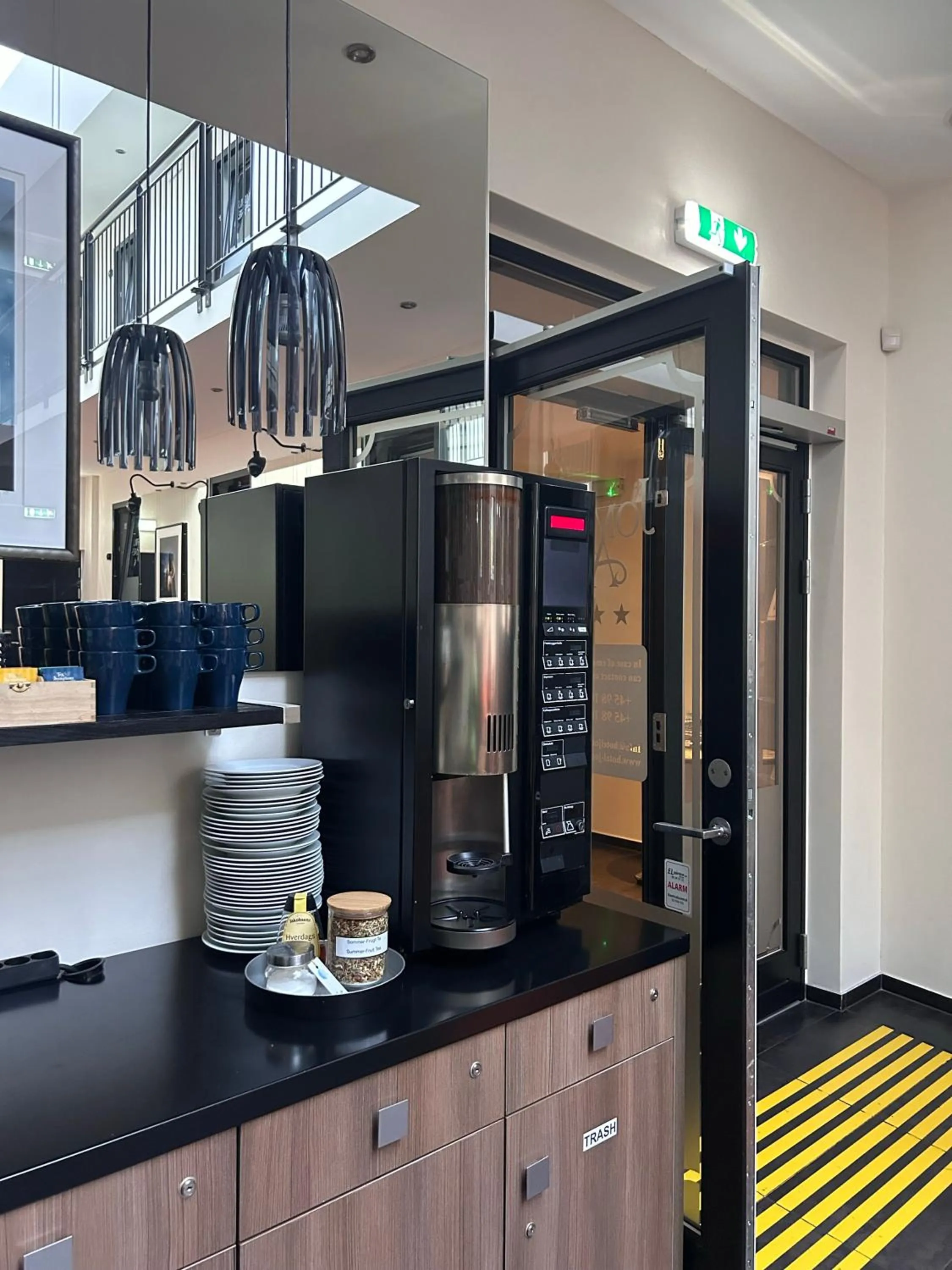 Communal lounge/ TV room in Dancenter Hotel Jomfru Ane