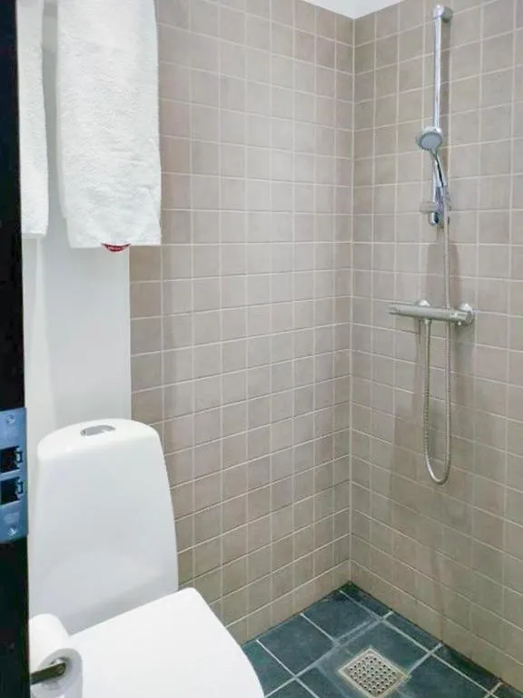 Bathroom in Dancenter Hotel Jomfru Ane
