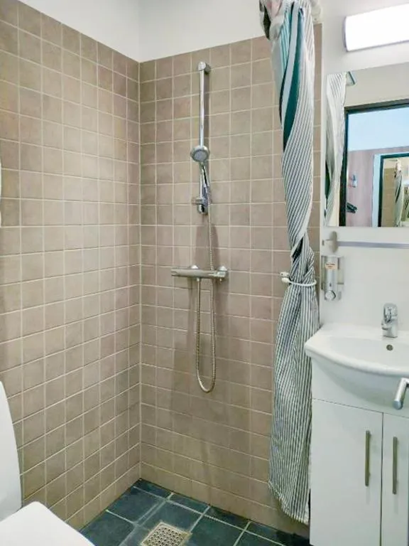 Bathroom in Dancenter Hotel Jomfru Ane