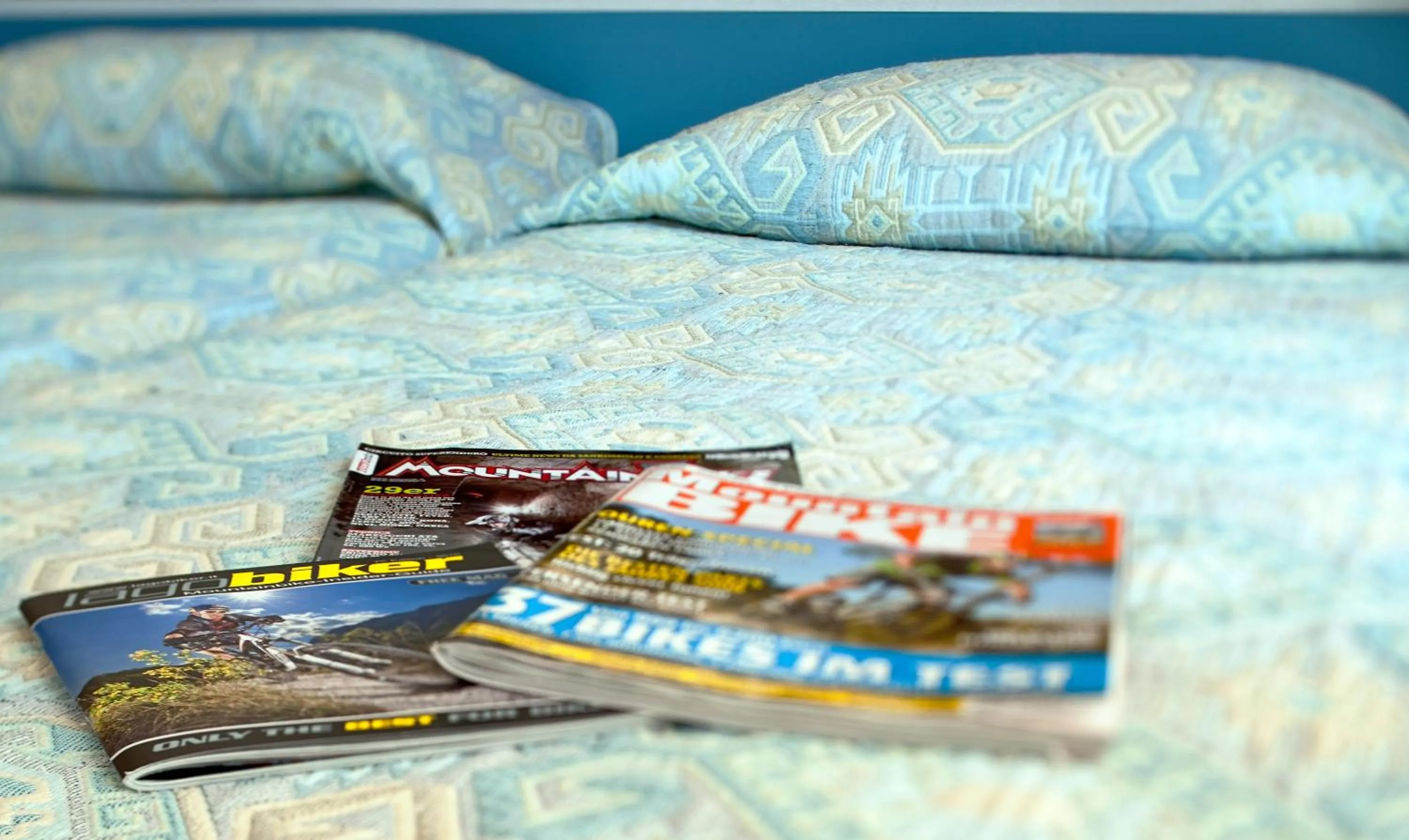 Bed in Albergo Villa Mimosa