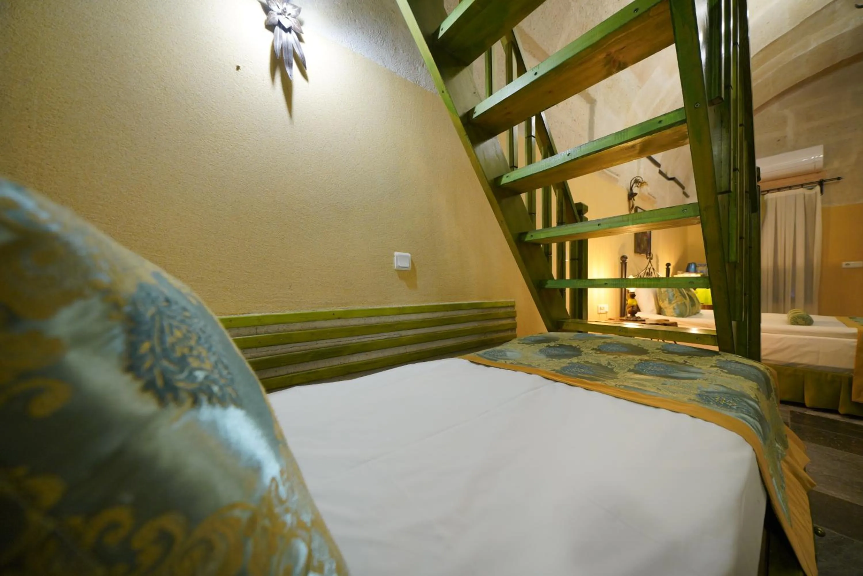 Bed in Mira Cappadocia Hotel