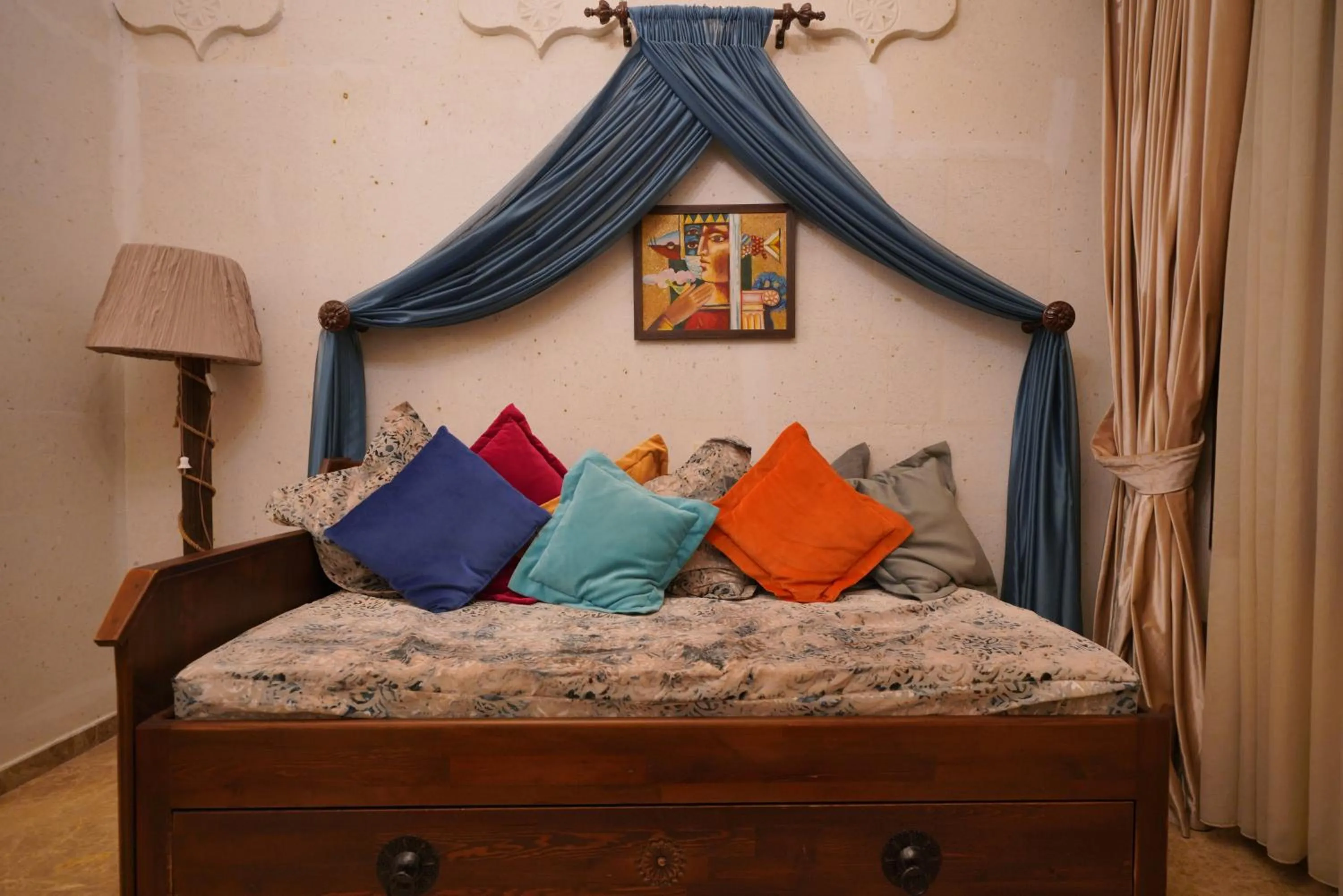 Bed in Mira Cappadocia Hotel