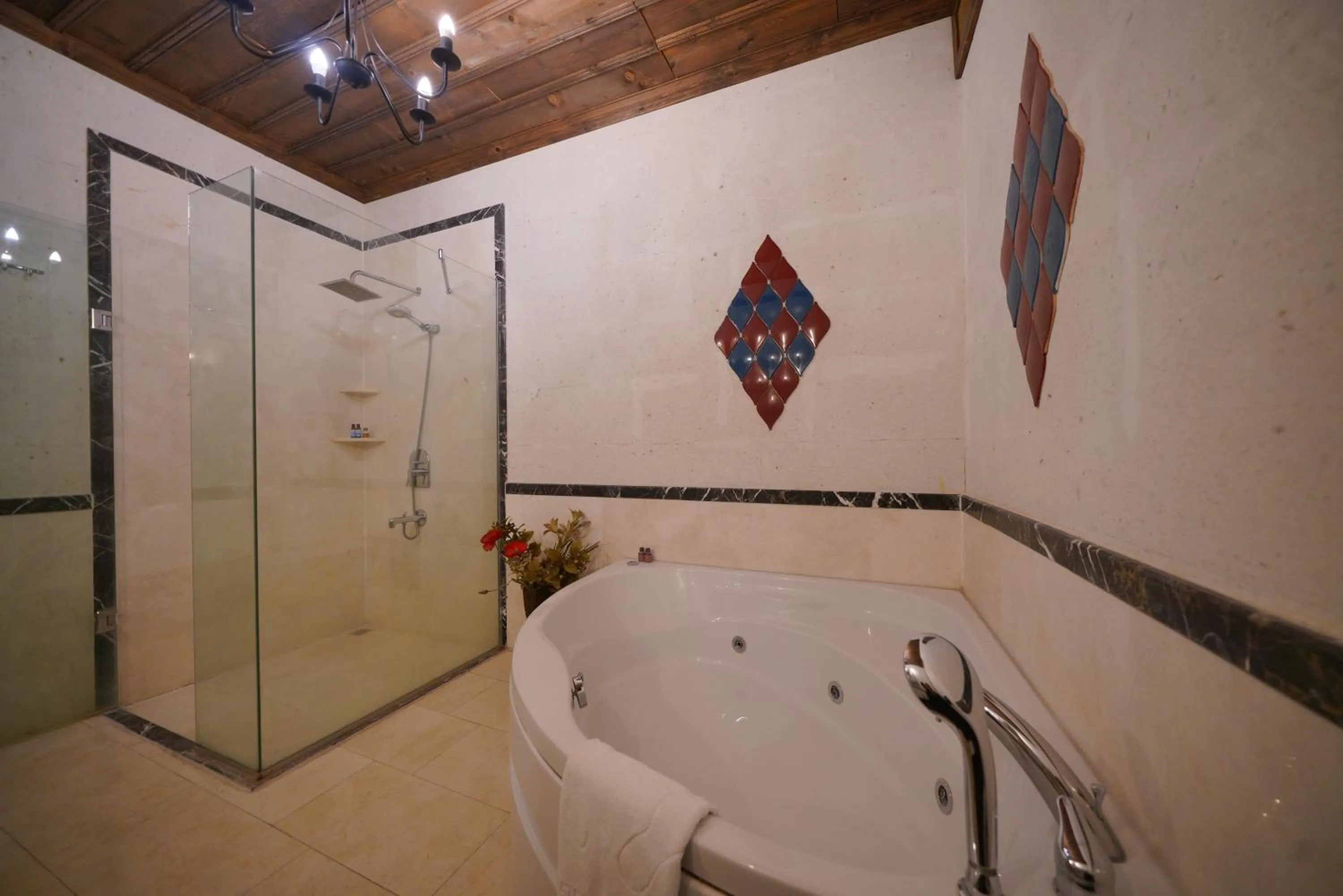 Shower in Mira Cappadocia Hotel