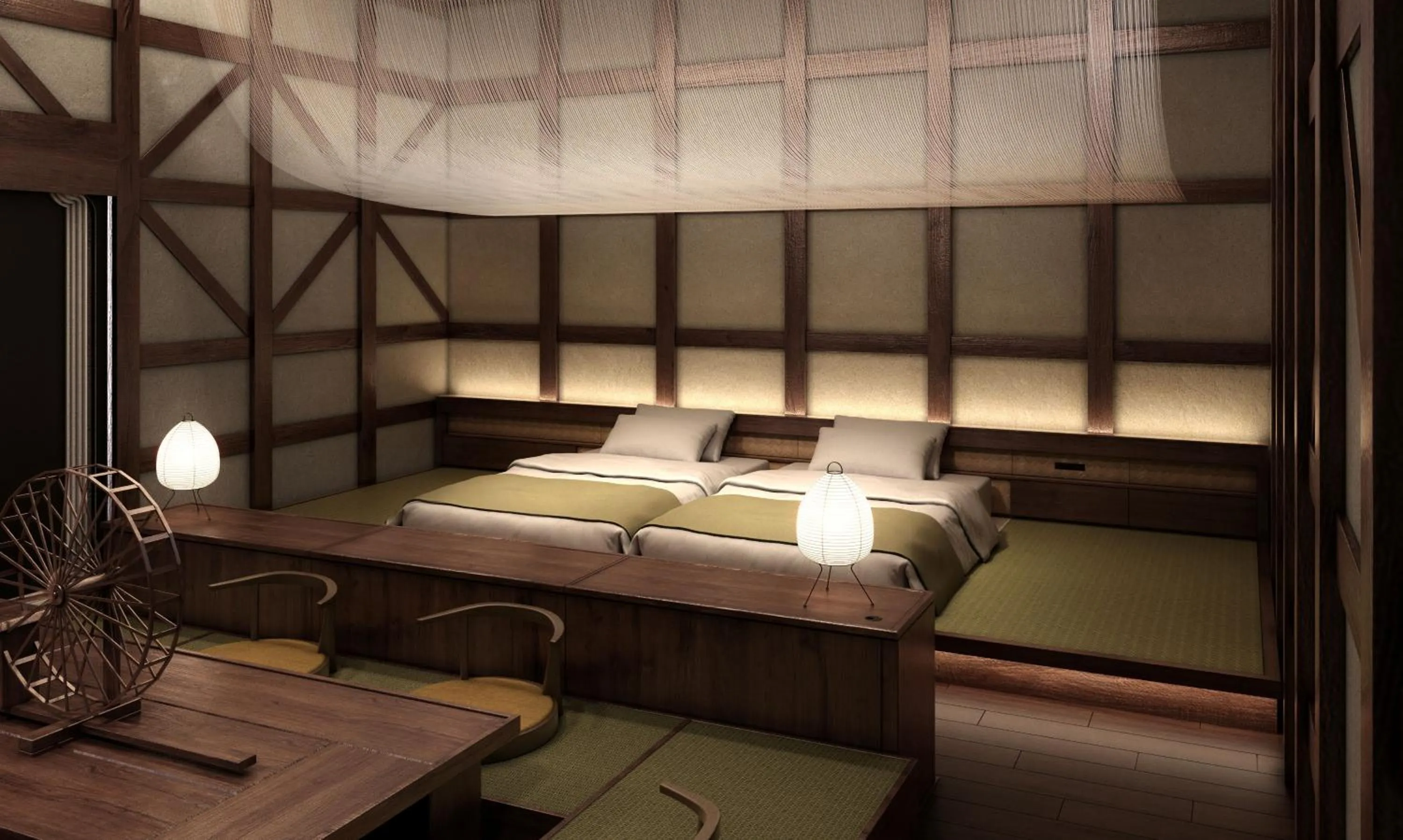 Bed in wanoi KAKUNODATE