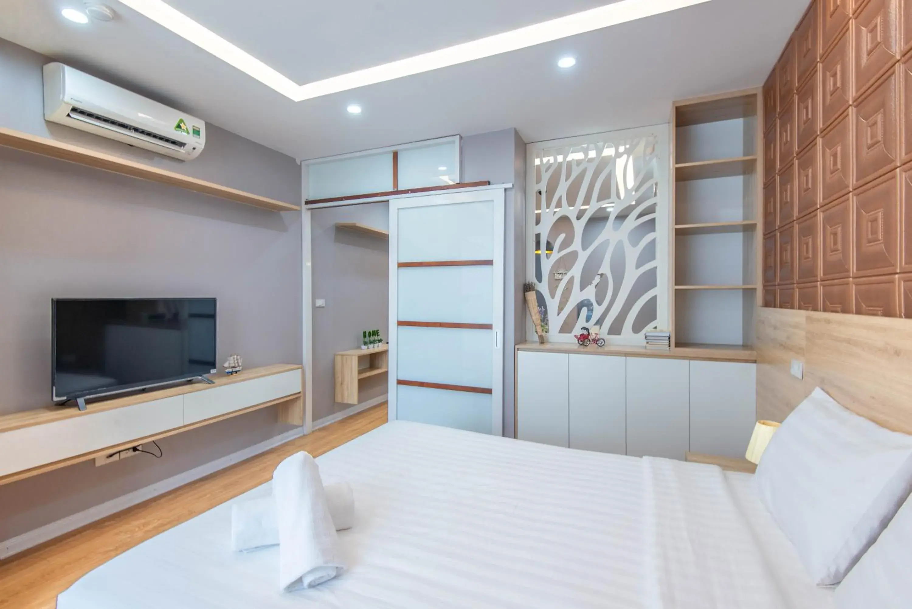 Bed in 22housing Hotel & Residence 81 Linh Lang Bed in 22housing Hotel & Residence 81 Linh Lang