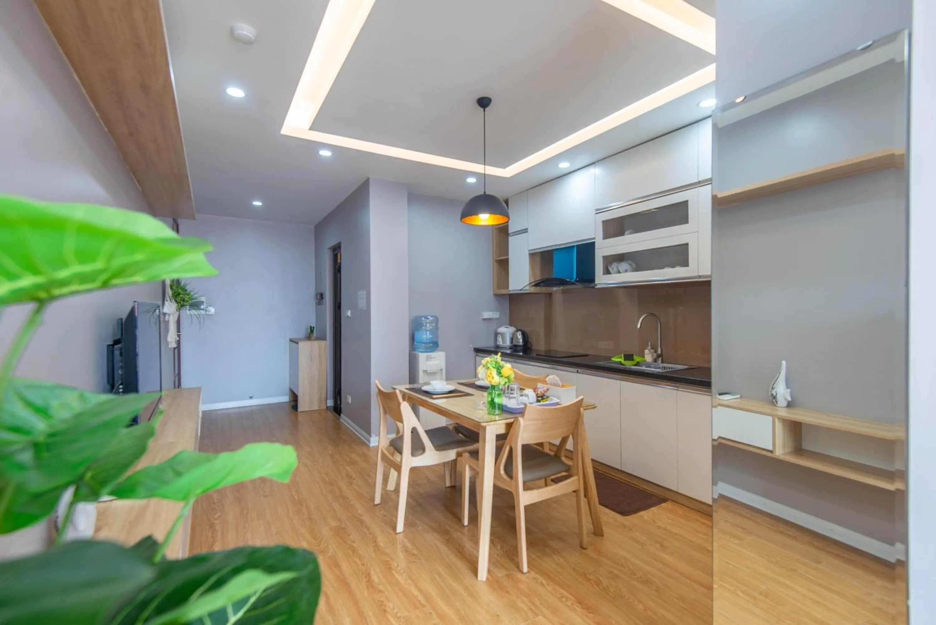 Kitchen or kitchenette in 22housing Hotel & Residence 81 Linh Lang