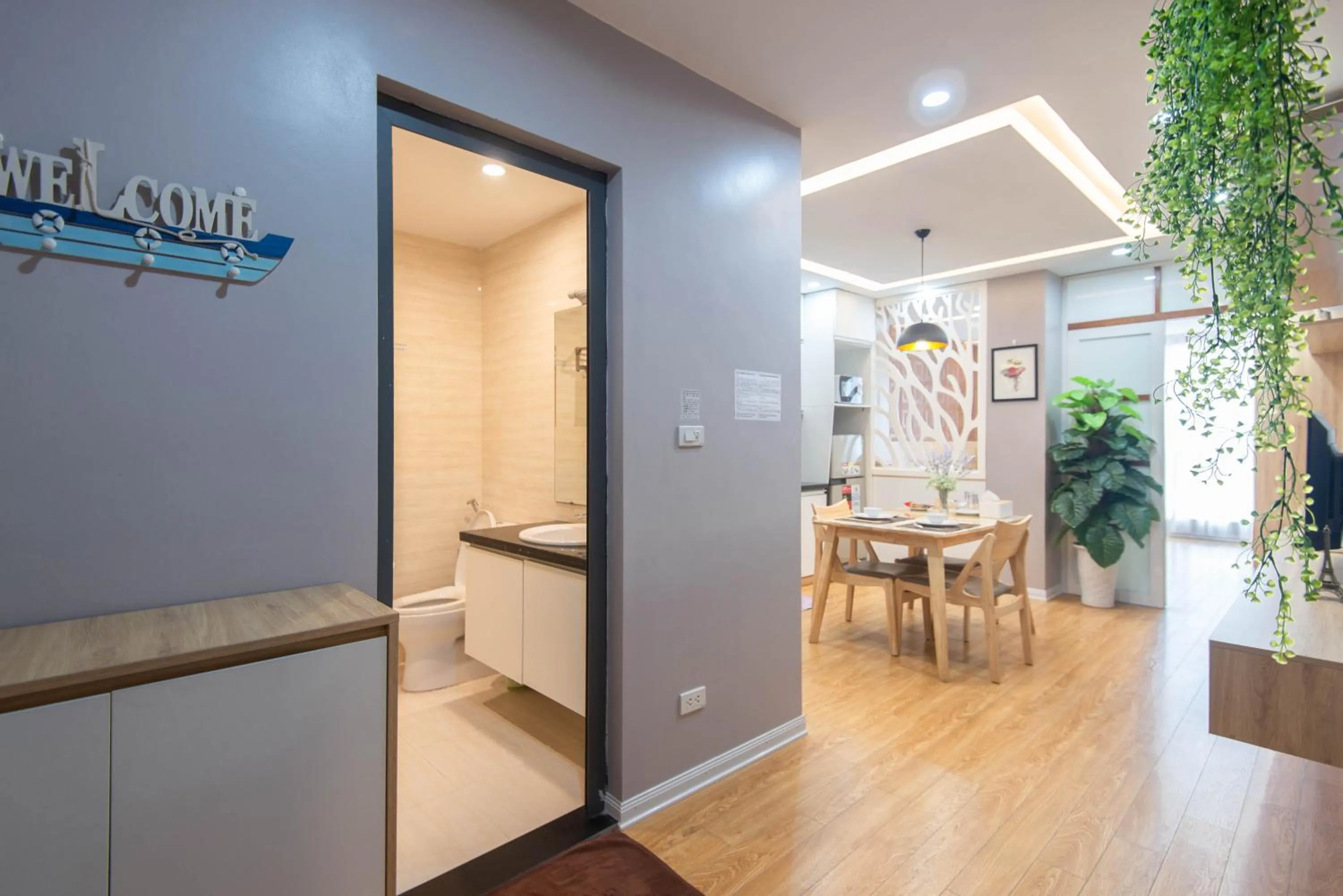Kitchen or kitchenette in 22housing Hotel & Residence 81 Linh Lang