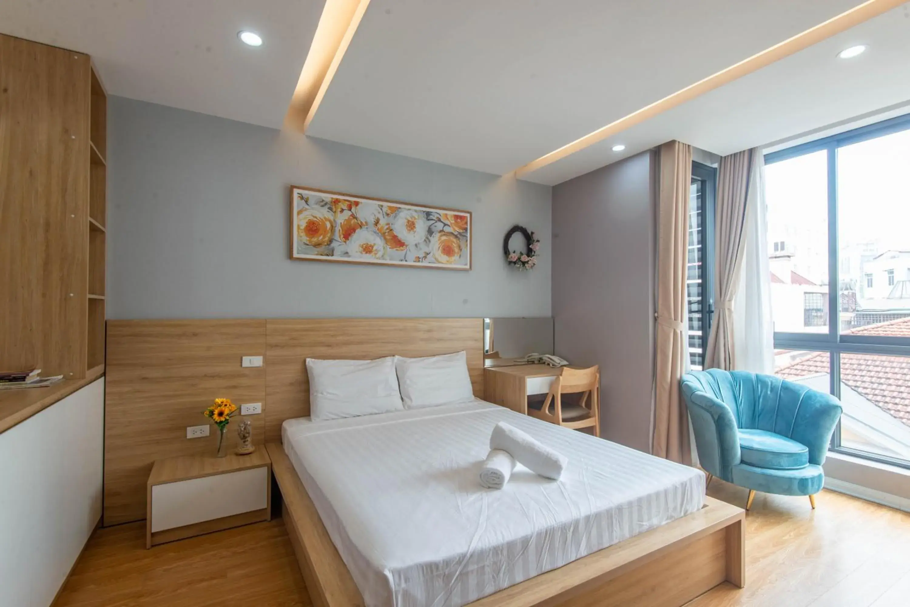 Bed in 22housing Hotel & Residence 81 Linh Lang Bed in 22housing Hotel & Residence 81 Linh Lang