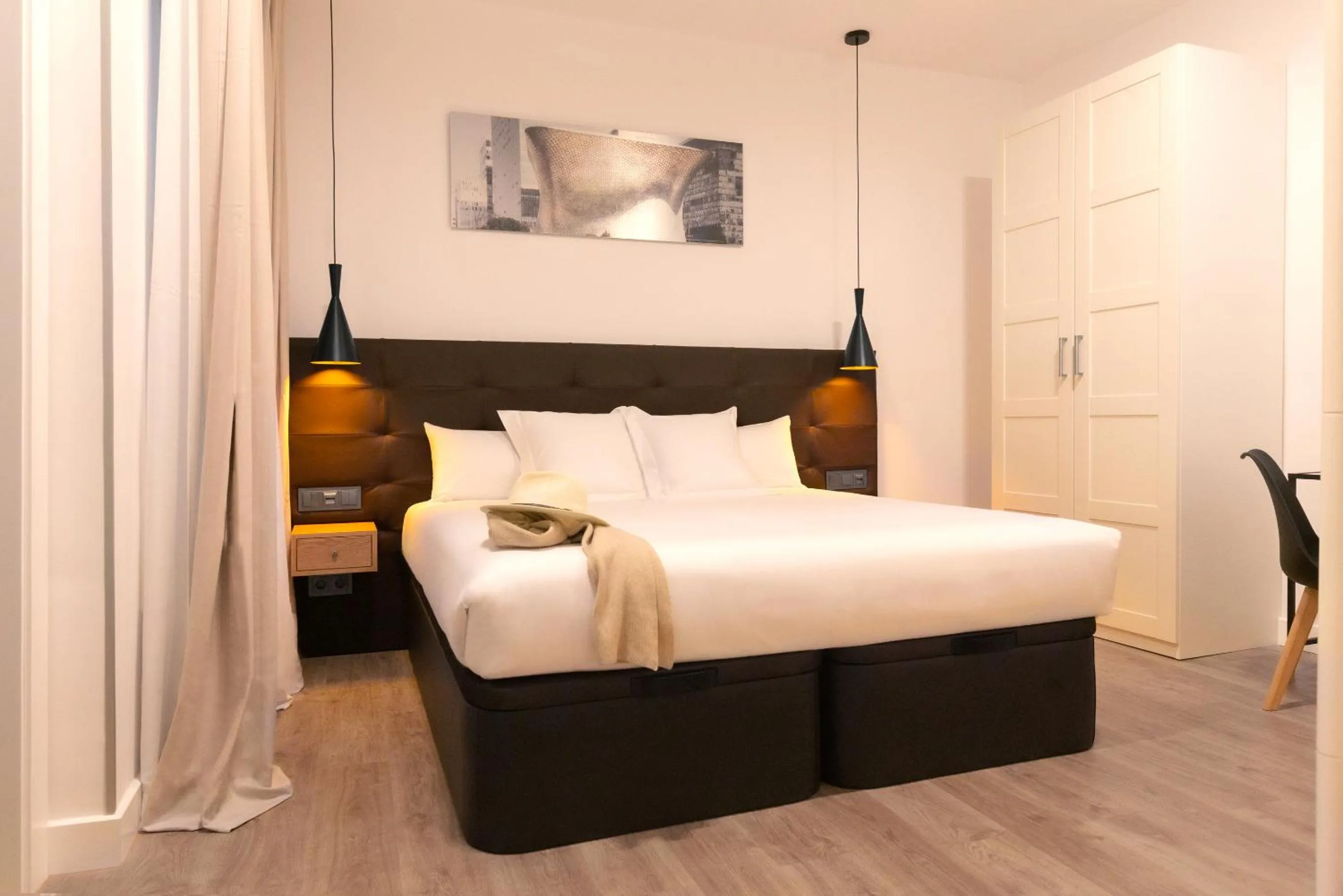 Bed in Woohoo Rooms Fuencarral