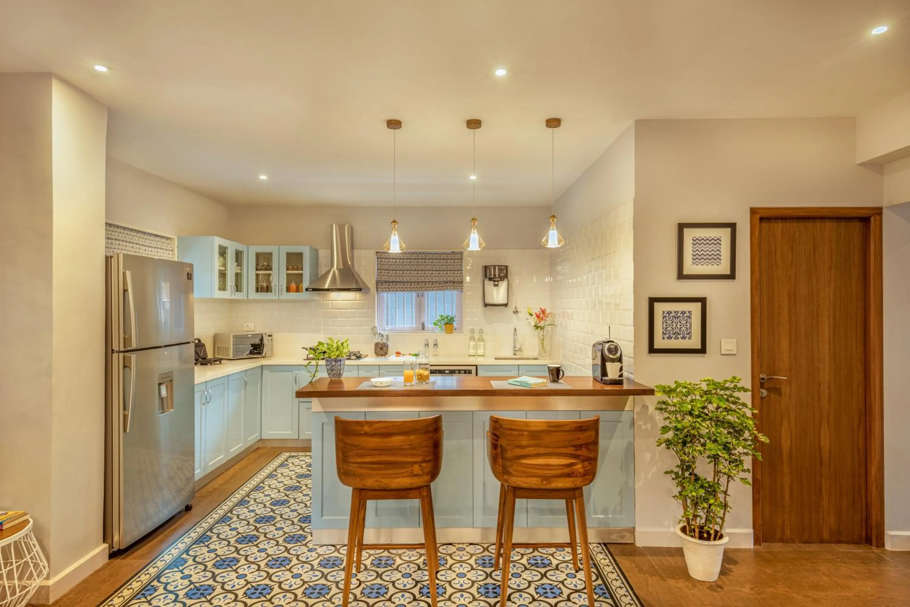 Kitchen or kitchenette in amã Stays & Trails, Braganza House