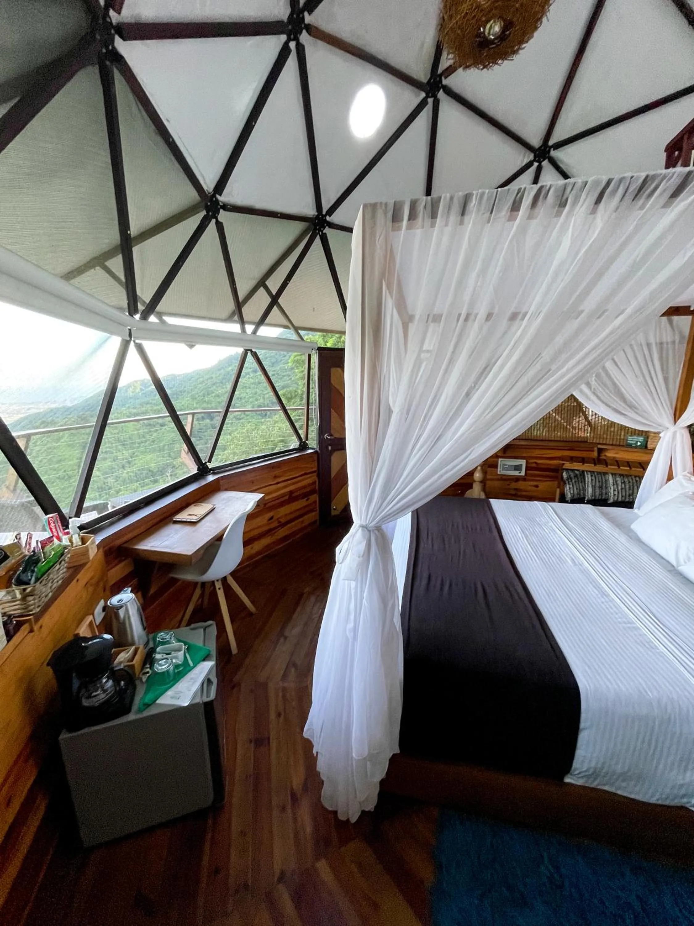 View (from property/room), Bed in Trekker Glamping - EcoLodge Boutique