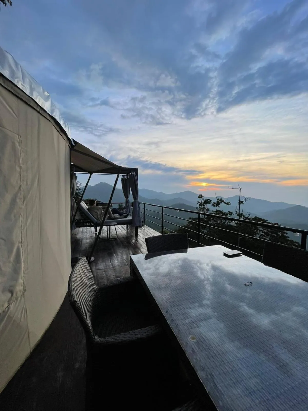 Balcony/Terrace in Trekker Glamping - EcoLodge Boutique
