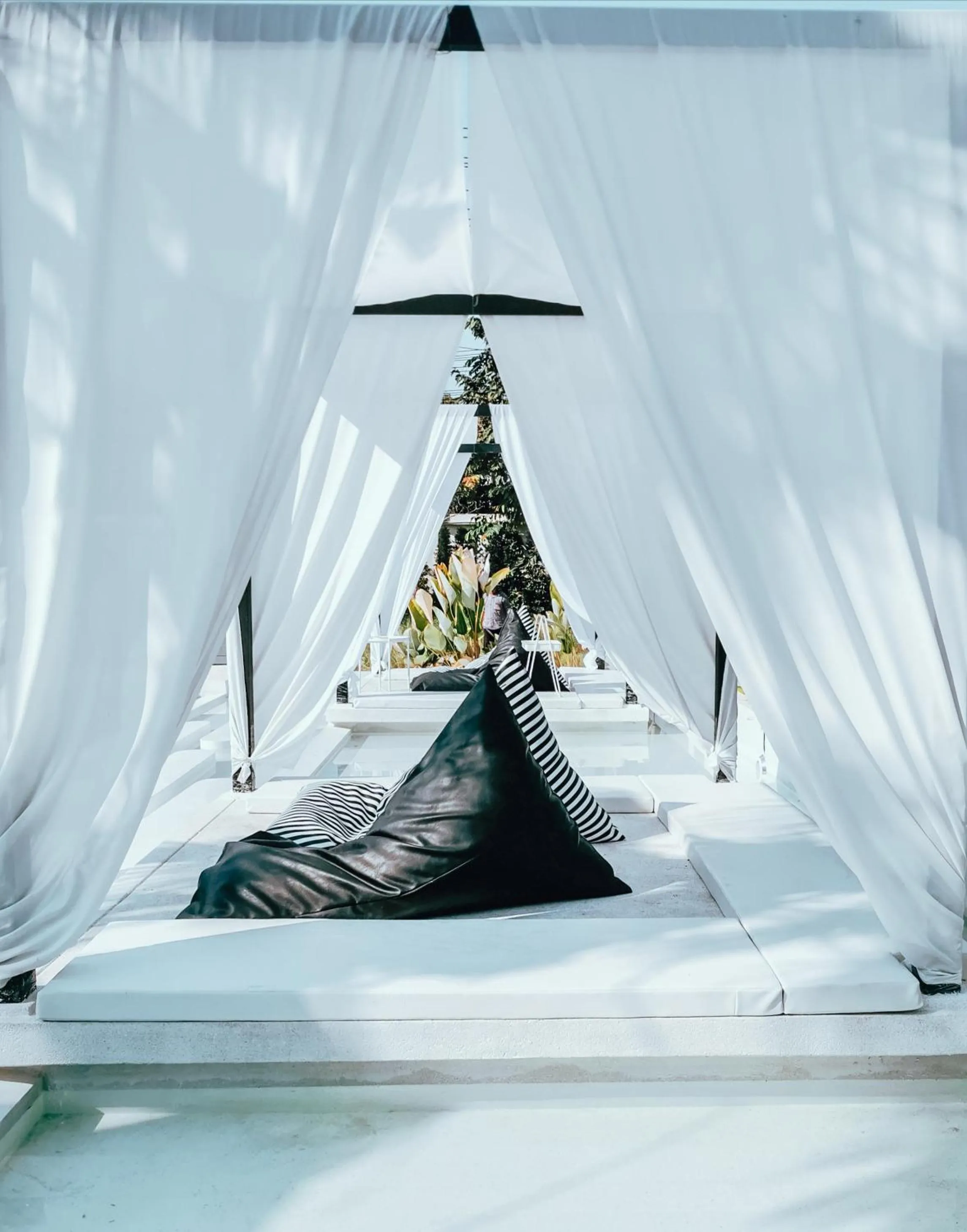 Bed in The Peem Hotel