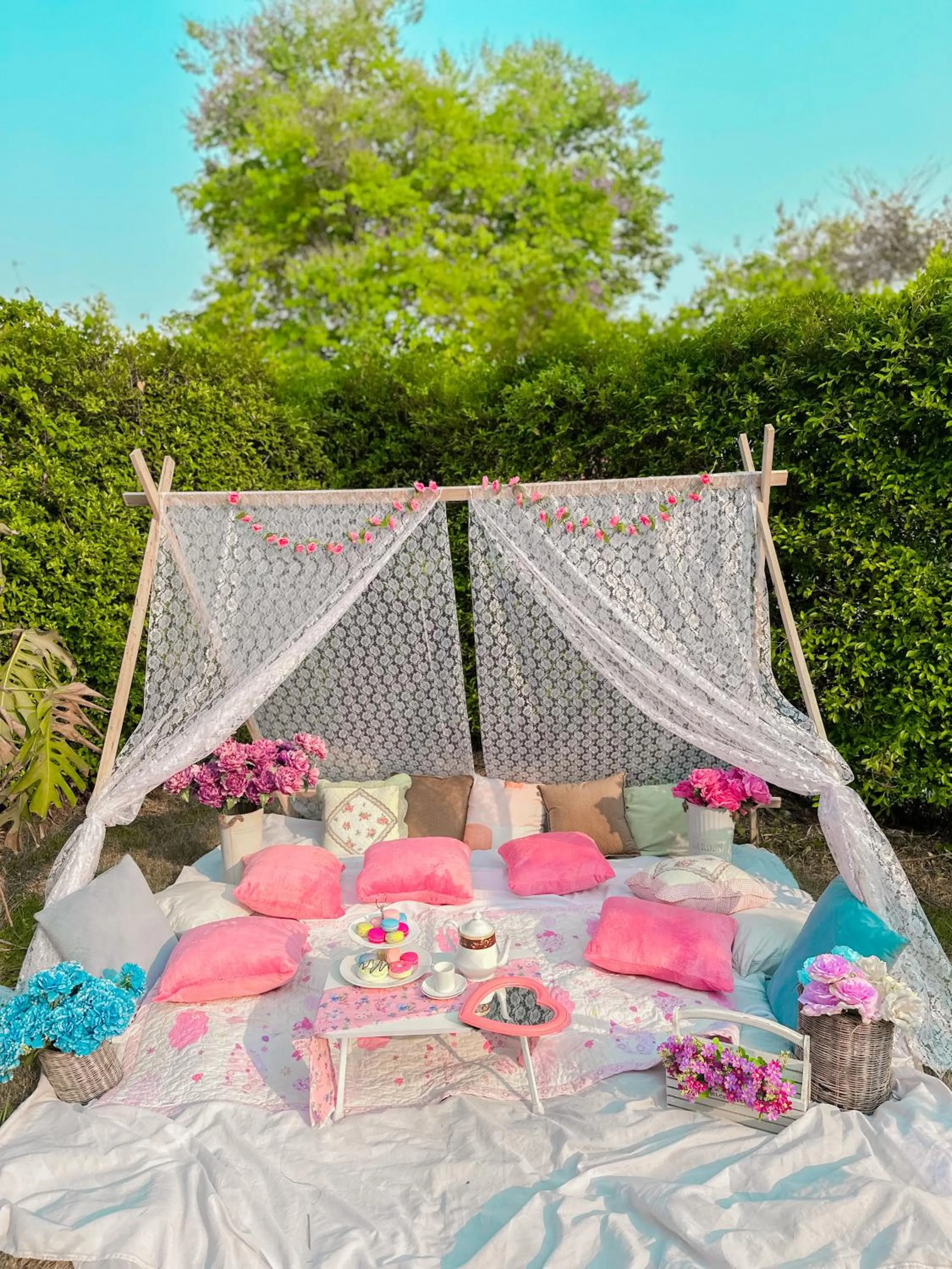 Bed in The Peem Hotel