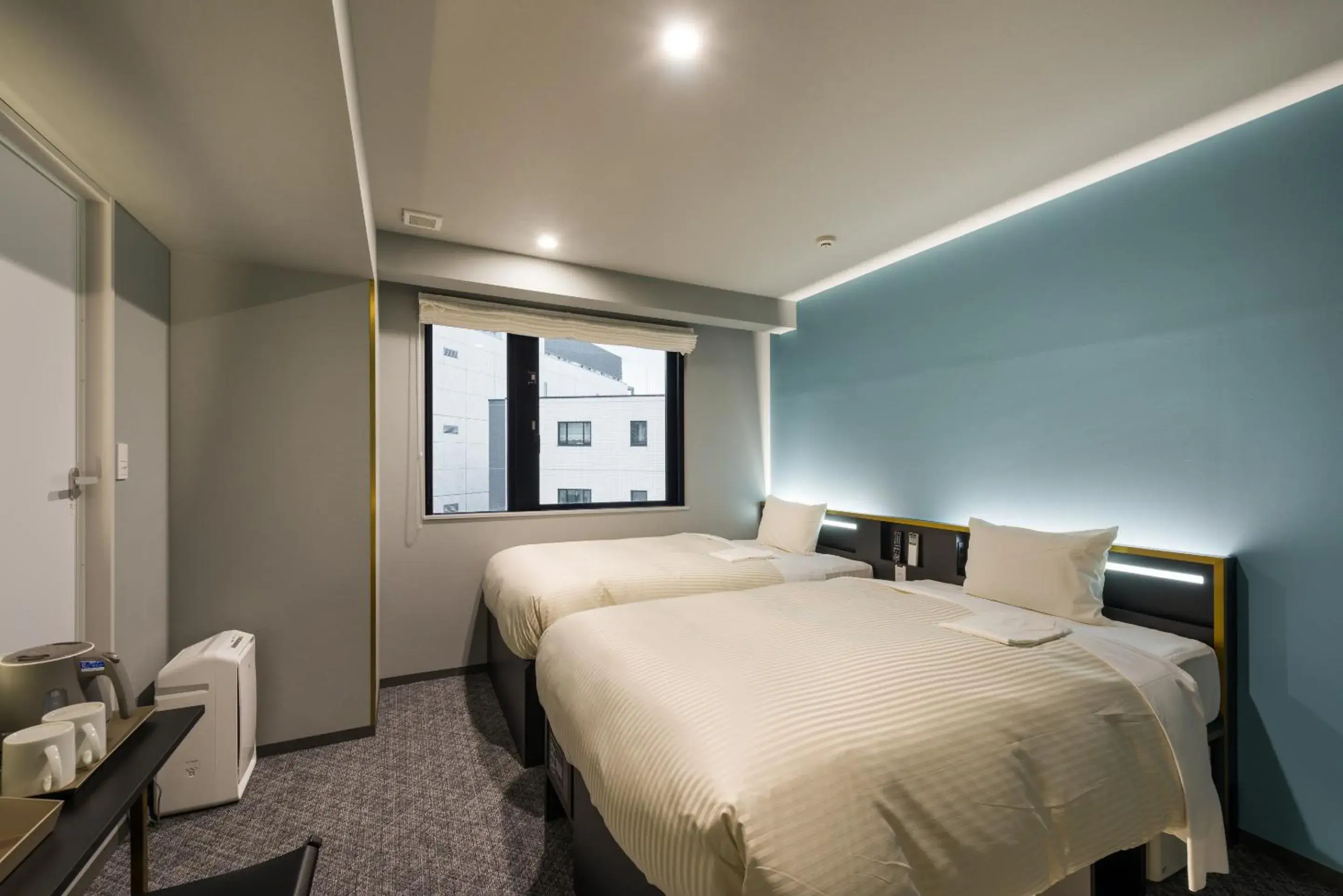 Bed in ICI HOTEL Tokyo Hatchobori Bed in ICI HOTEL Tokyo Hatchobori