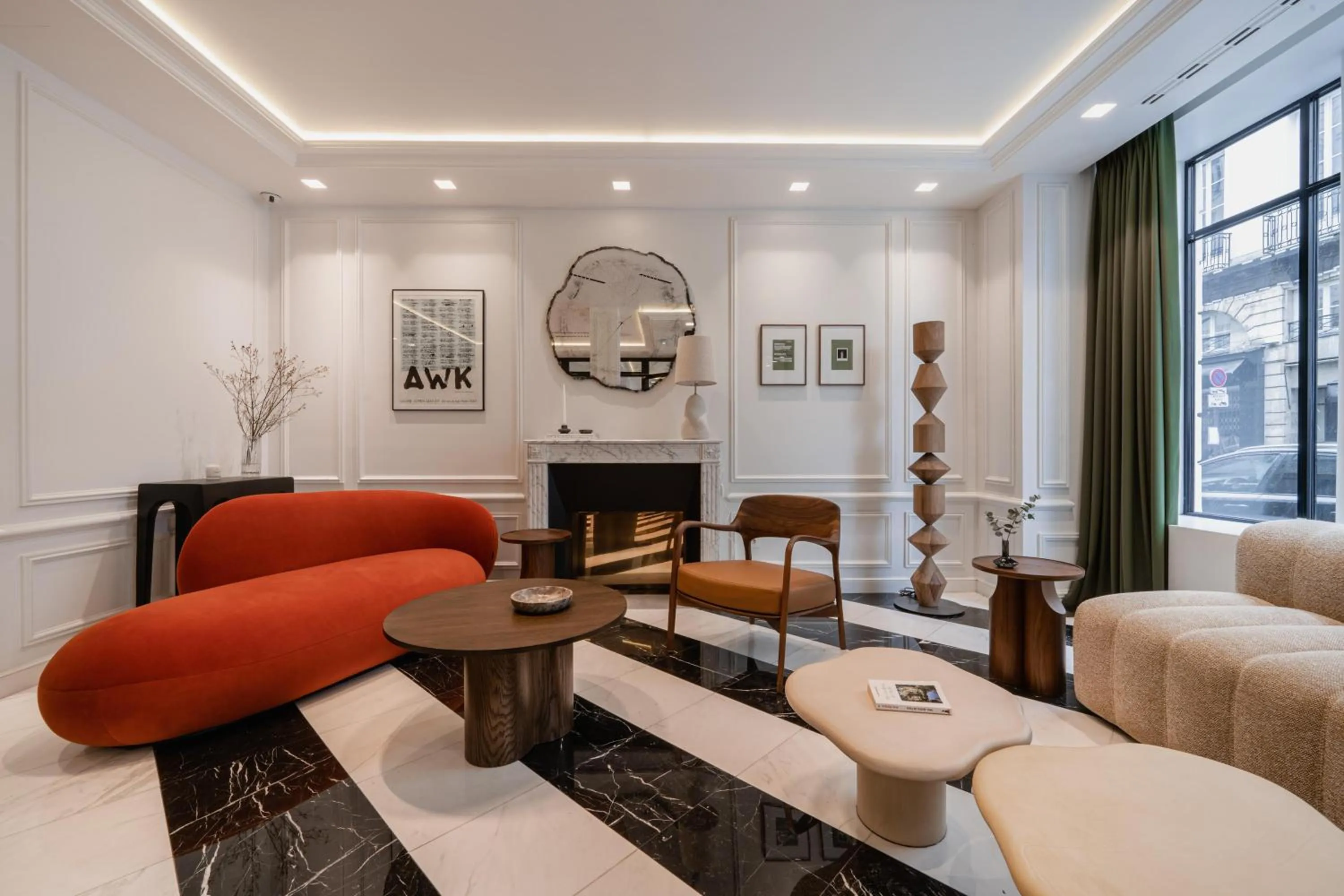 Lobby or reception in Hôtel Bourgogne & Montana