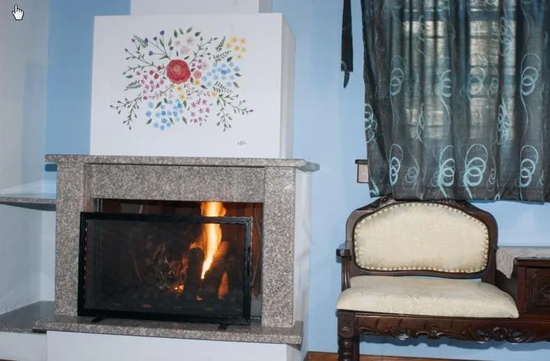 Decorative detail in Hotel Dryades