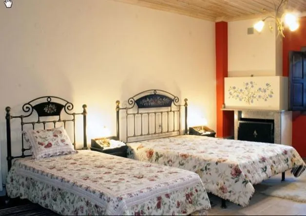 Bed in Hotel Dryades