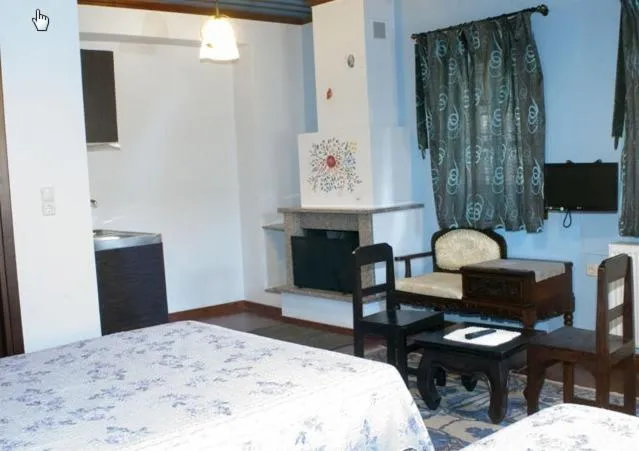 Bed in Hotel Dryades