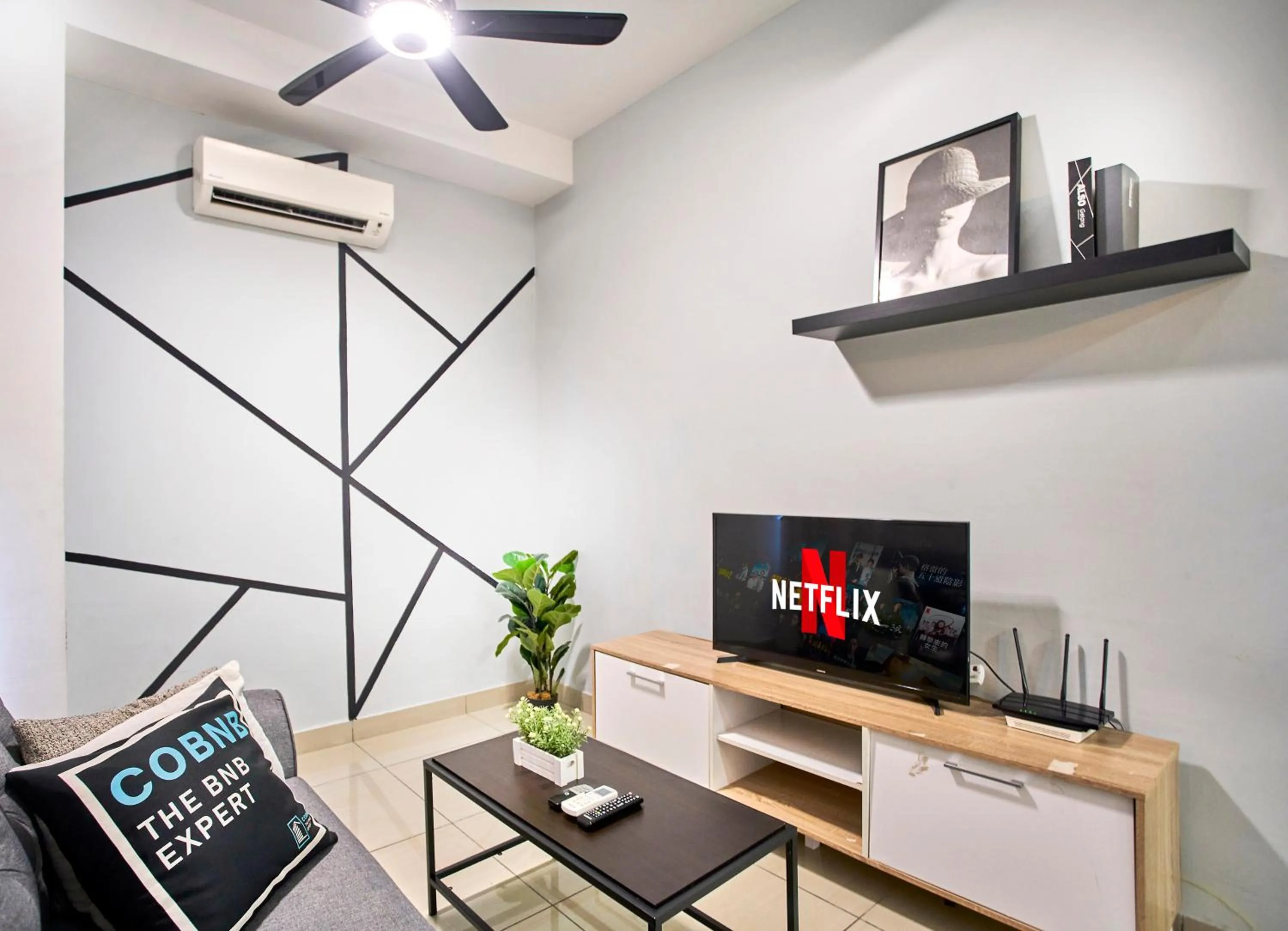 TV and multimedia in Arte Plus KLCC Designer Suites by Cobnb