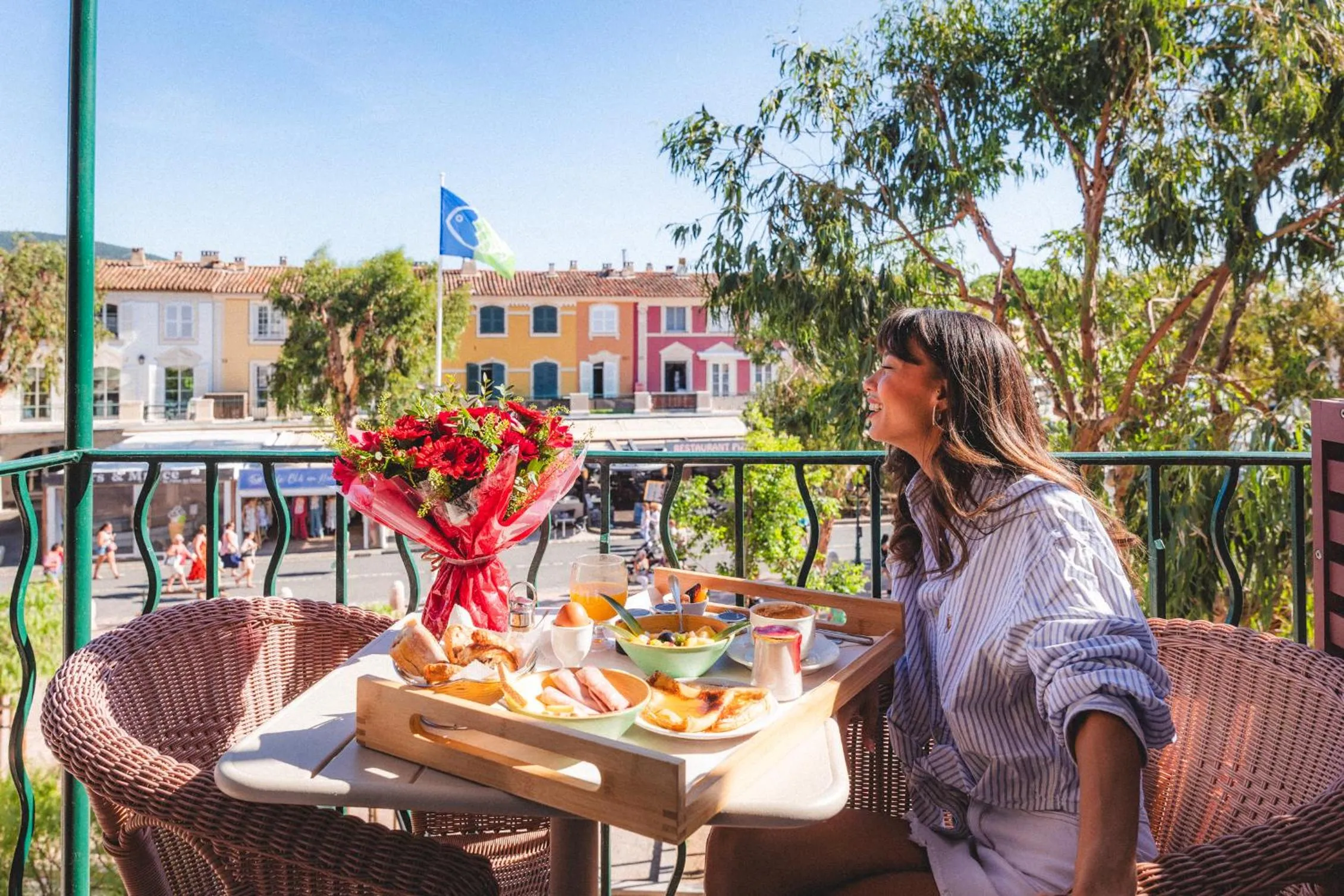 Balcony/Terrace in Le Suffren Hôtel