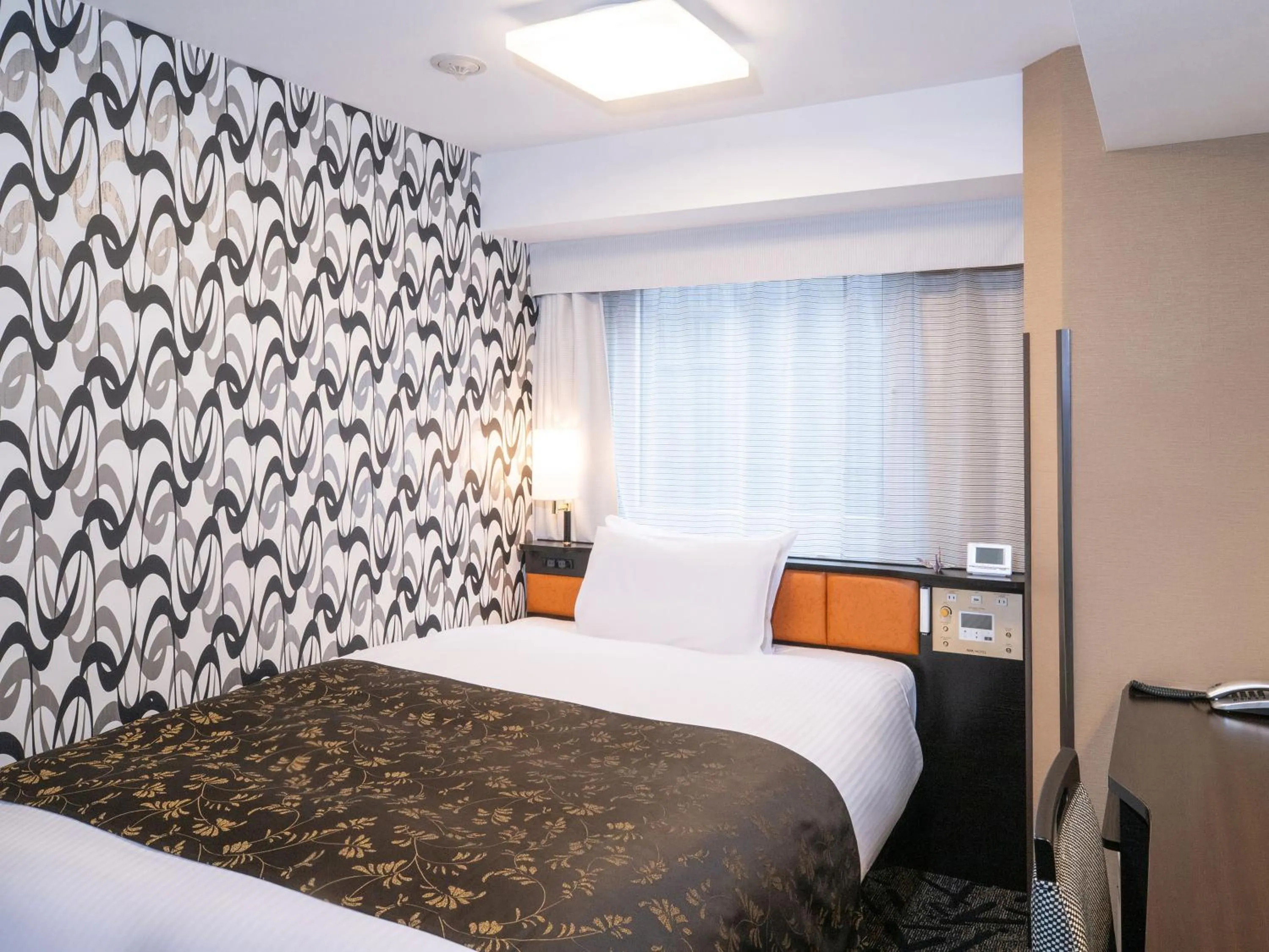 Photo of the whole room, Bed in APA Hotel Ningyocho Ekihigashi