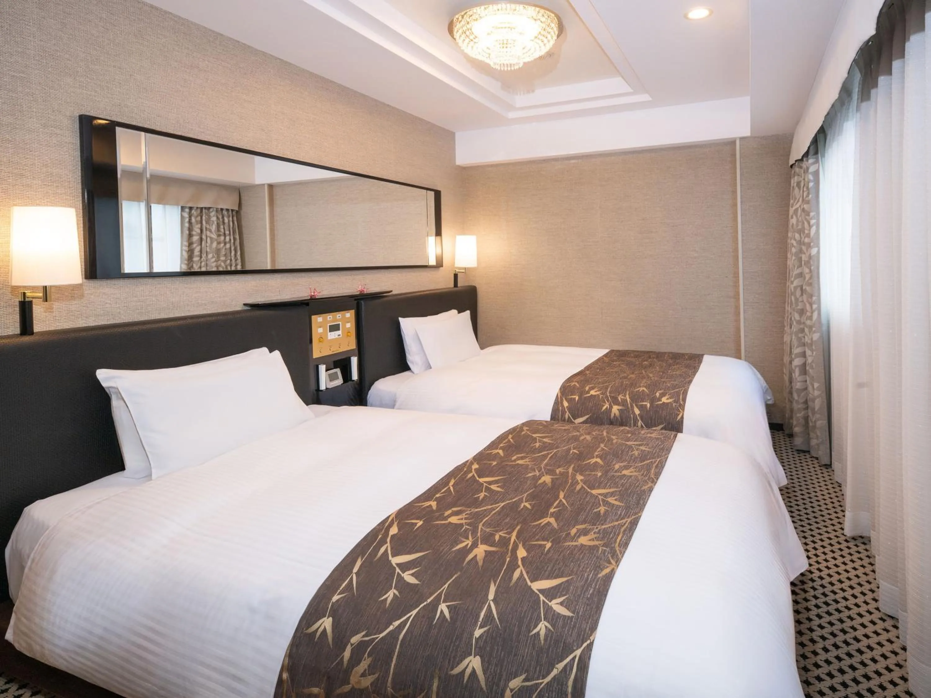 Photo of the whole room, Bed in APA Hotel Ningyocho Ekihigashi