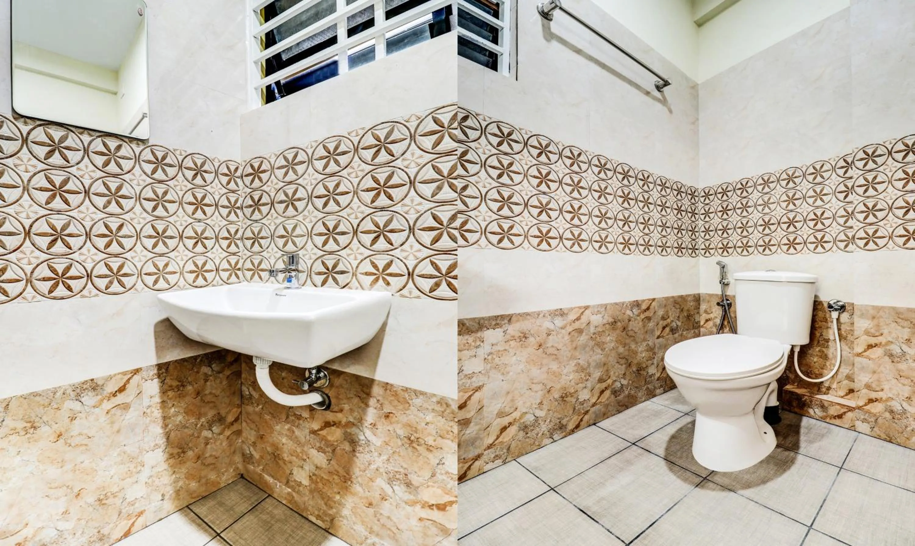 Bathroom in Itsy Hotels Rain Tulsi Stayz, Palarivattom Junction