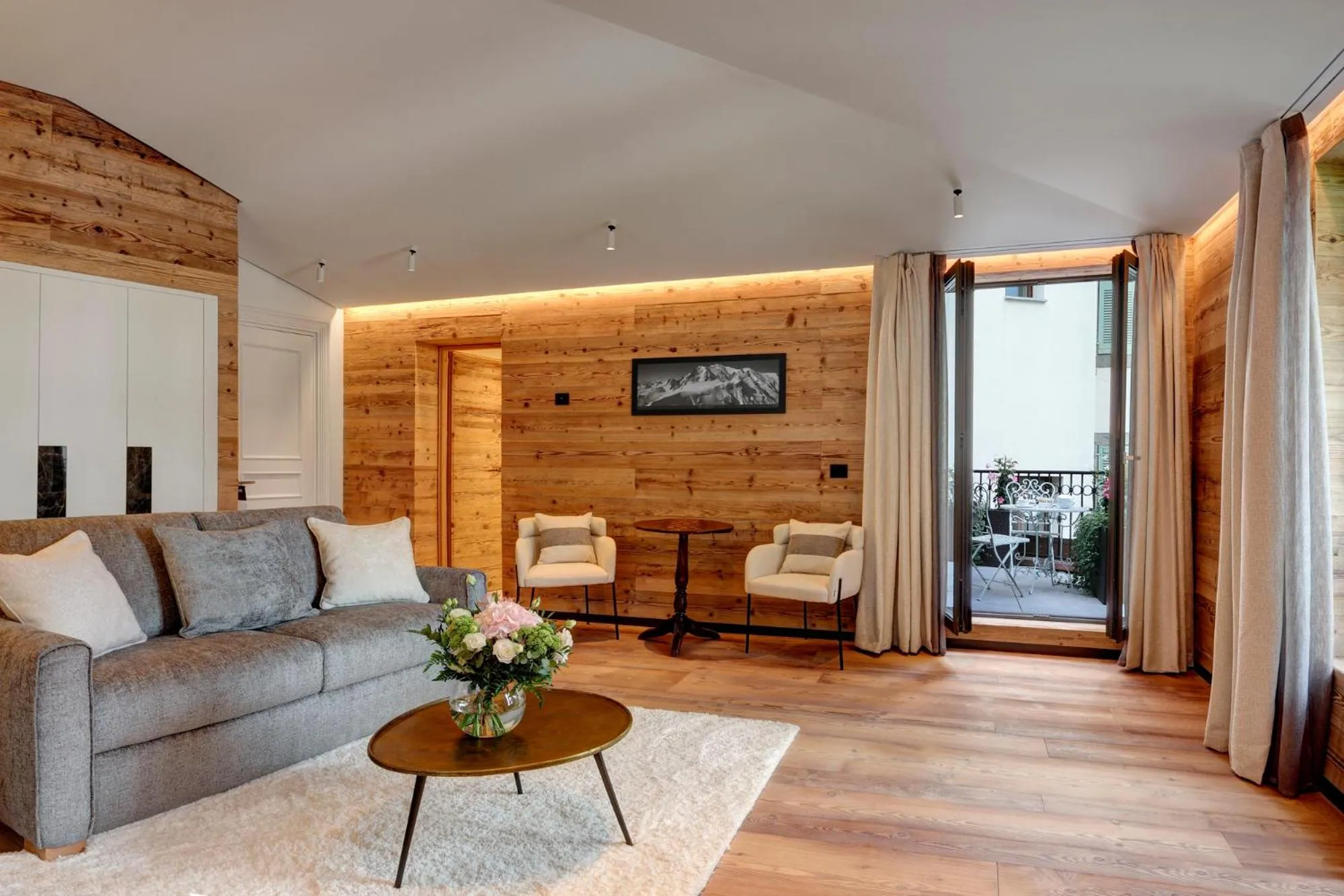 Living room in Grand Hôtel des Alpes