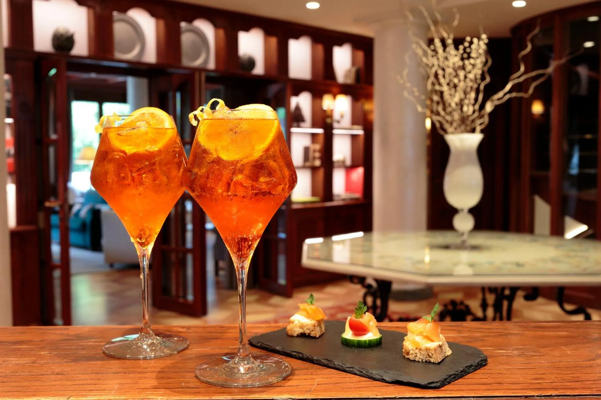 Drinks in Grand Hôtel des Alpes