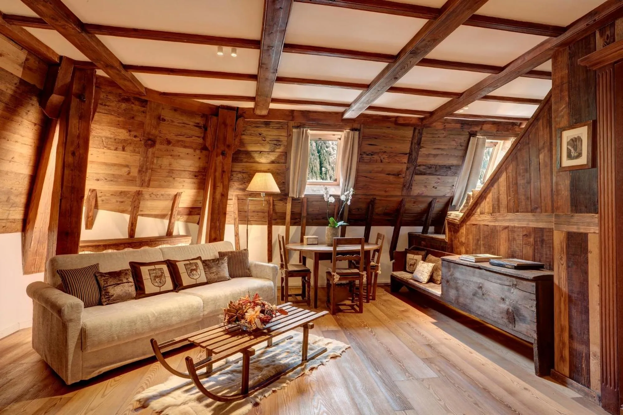 Living room in Grand Hôtel des Alpes