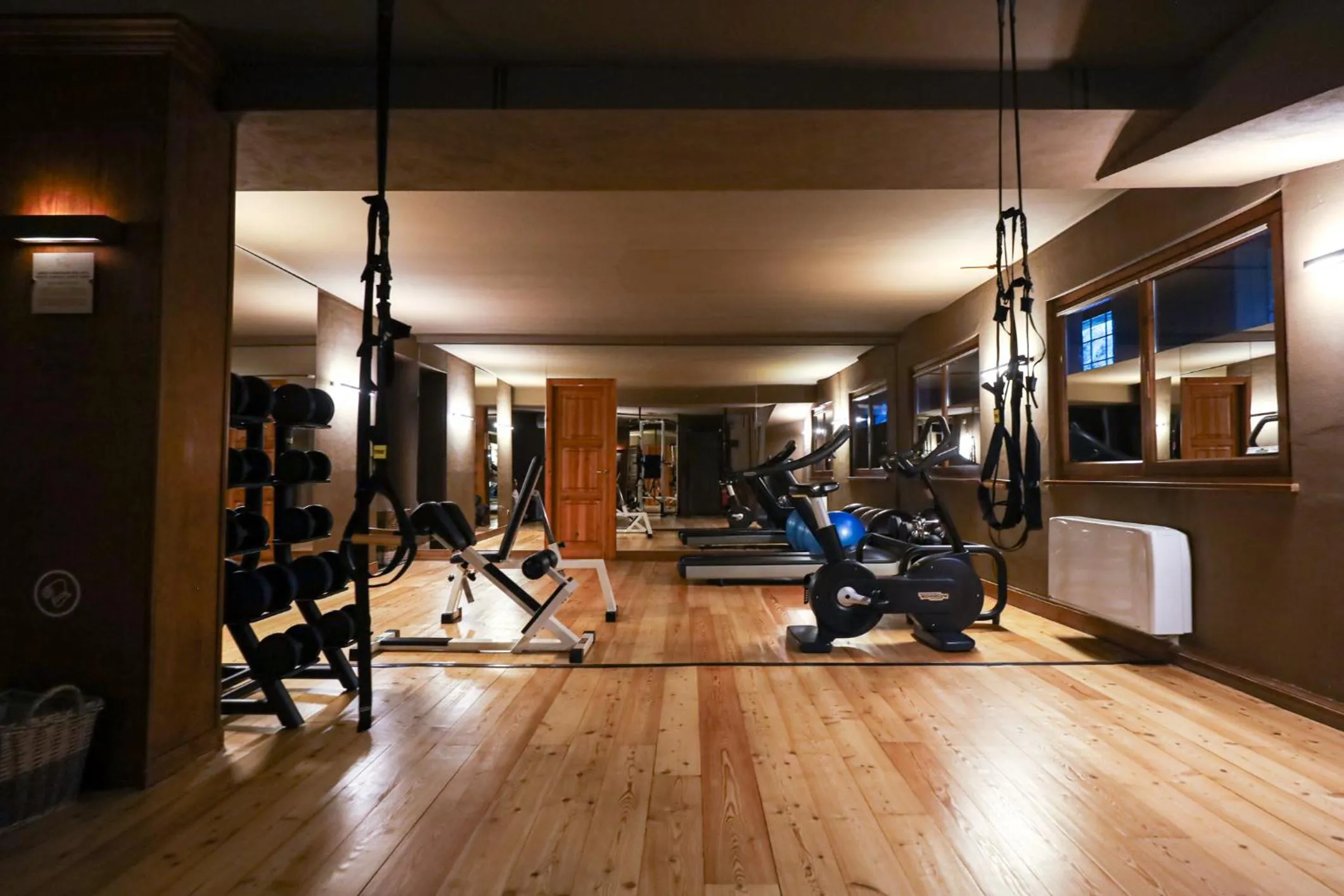 Fitness centre/facilities in QC Hotel Monte Bianco
