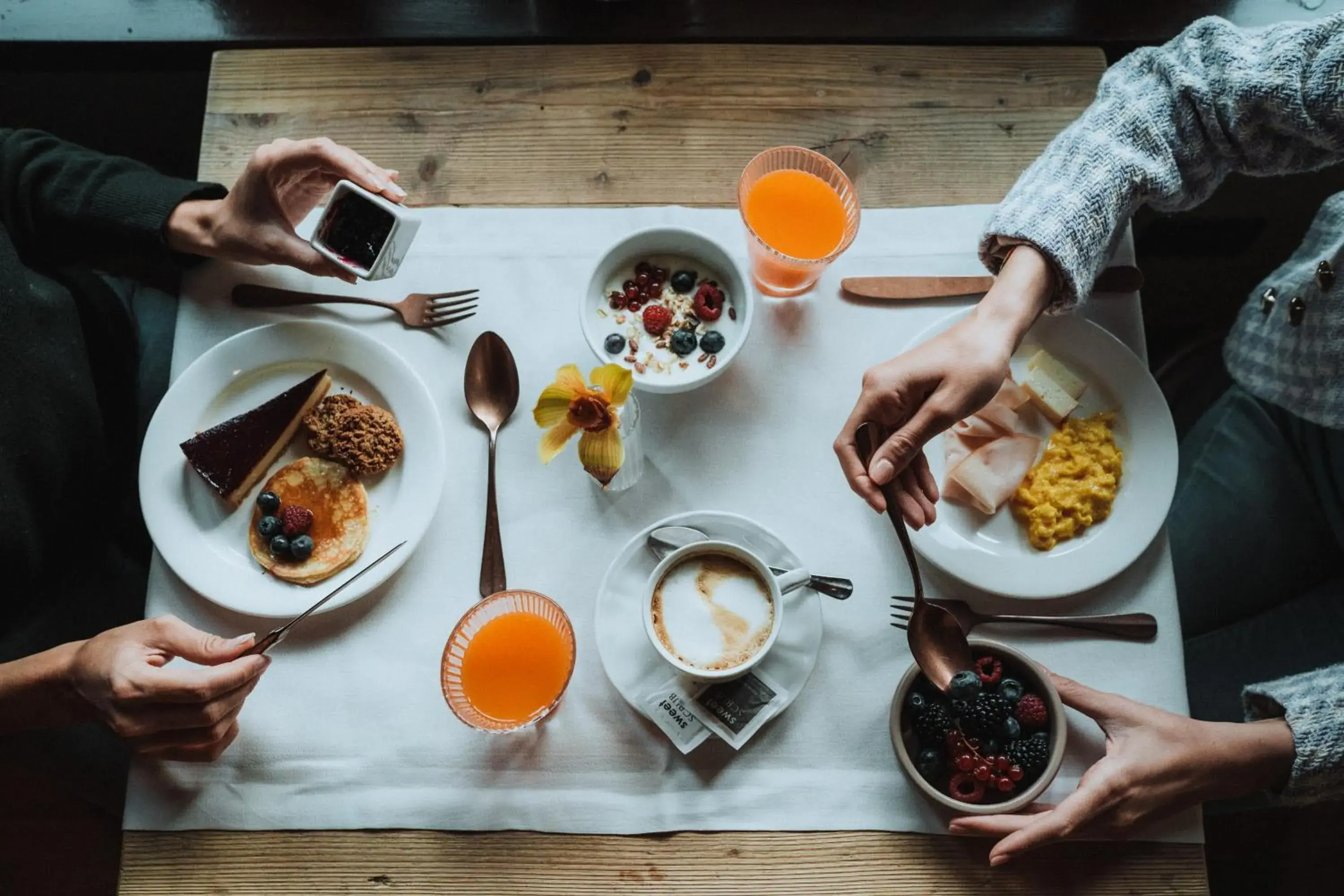 Food and drinks in QC Hotel Monte Bianco Food and drinks in QC Hotel Monte Bianco