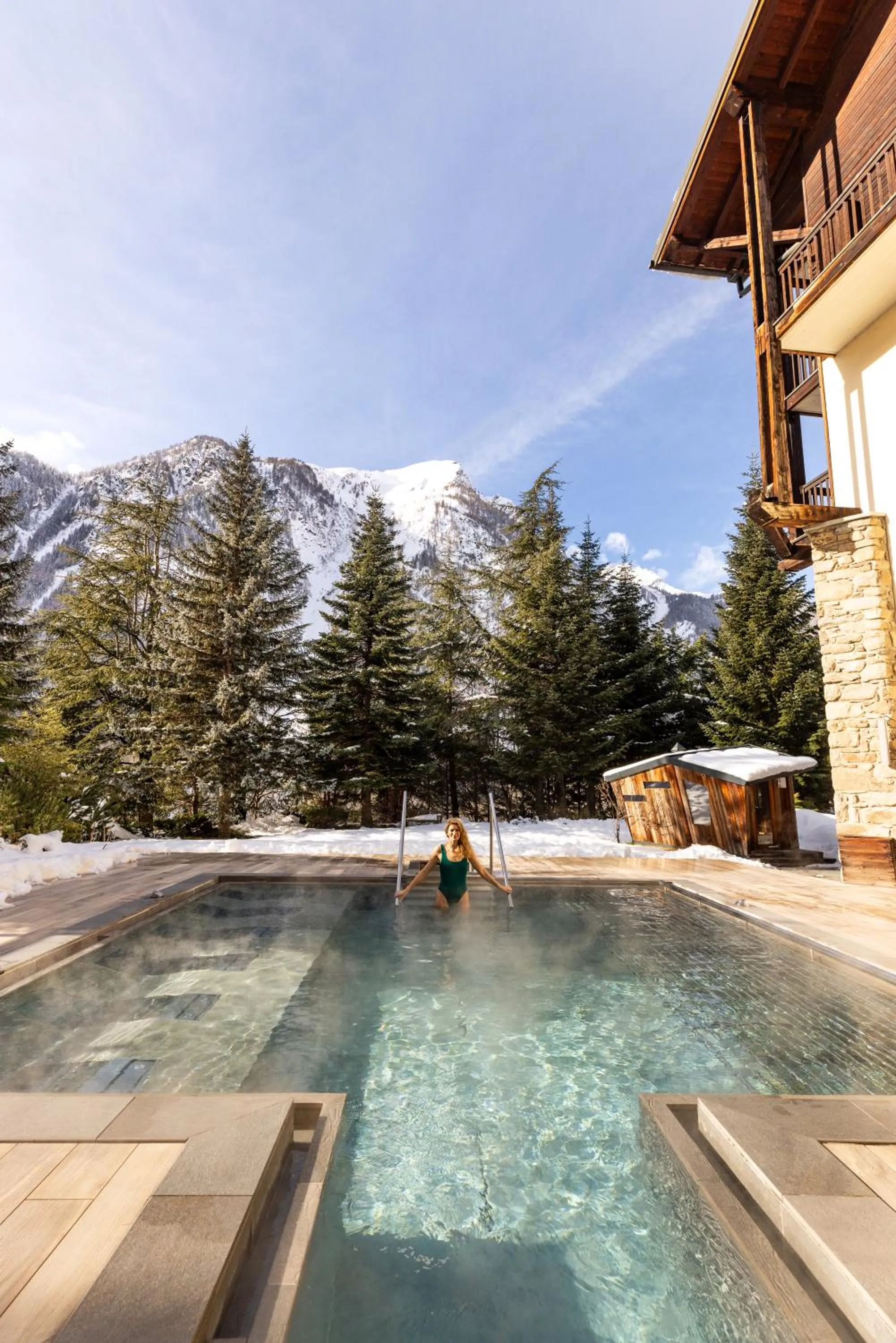 Spa and wellness centre/facilities in QC Hotel Monte Bianco