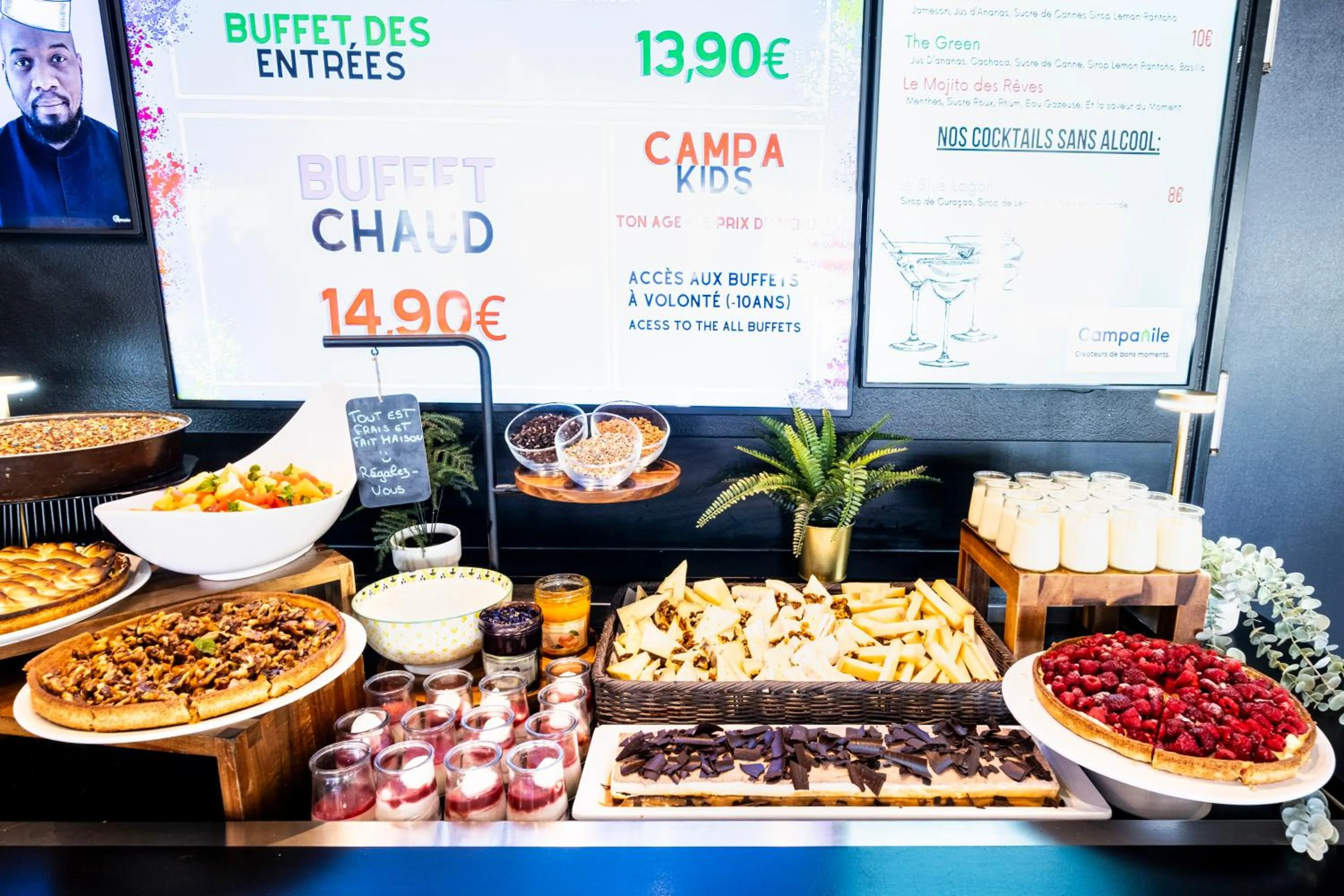 Restaurant/places to eat in Campanile Roissy - Aéroport CDG - Le Mesnil Amelot