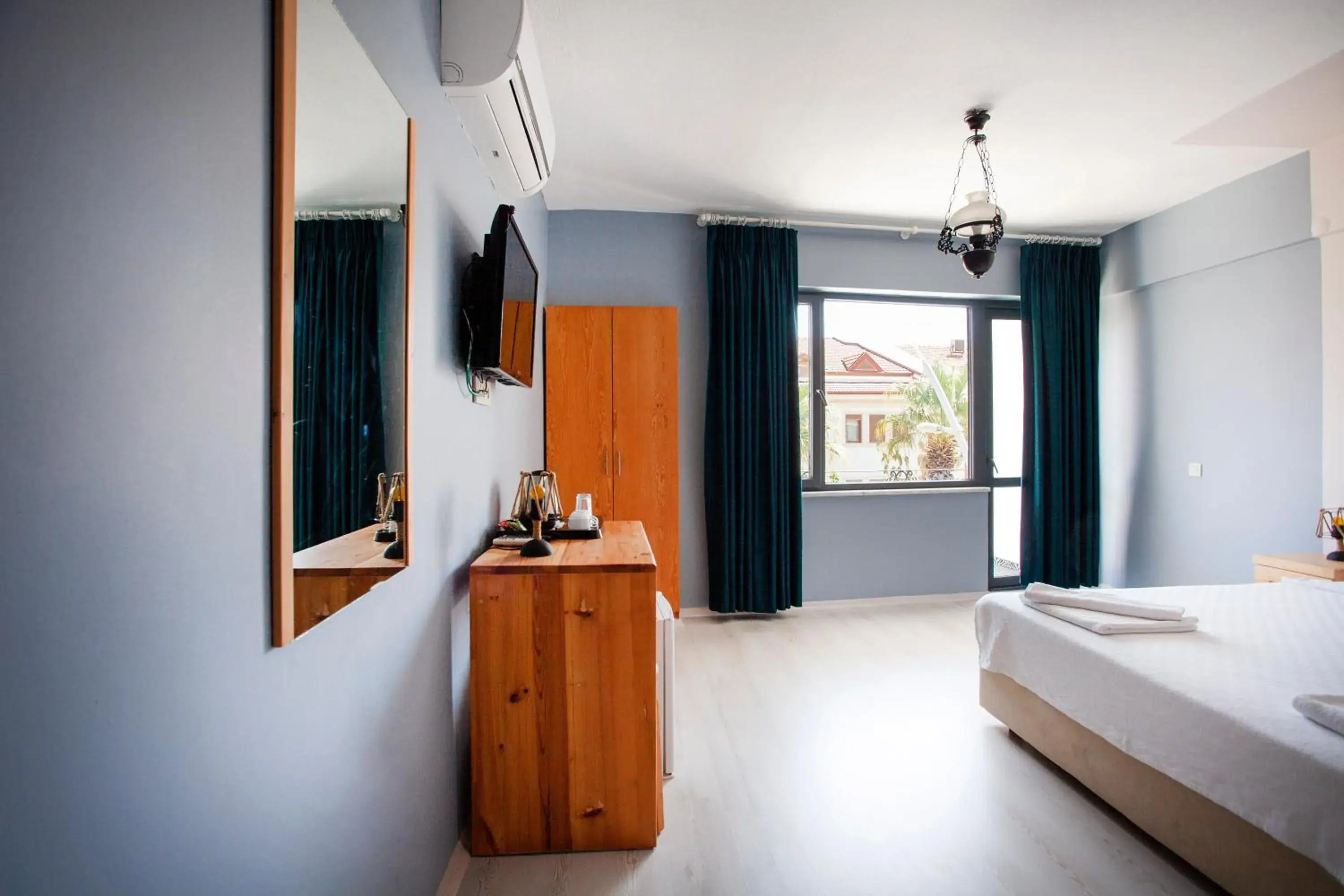 Bed in Zephyros City Otel Bed in Zephyros City Otel