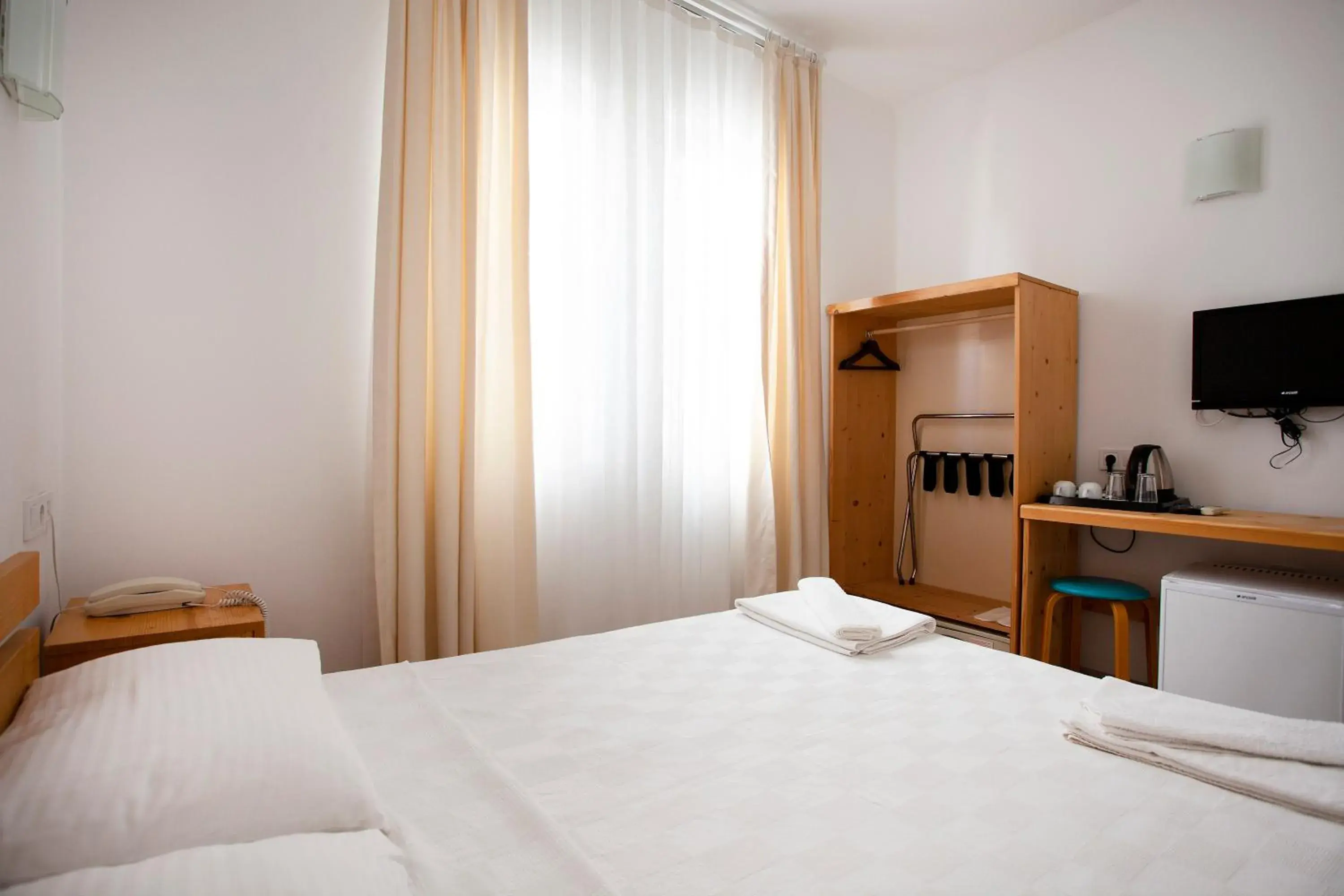 Bed in Zephyros City Otel Bed in Zephyros City Otel