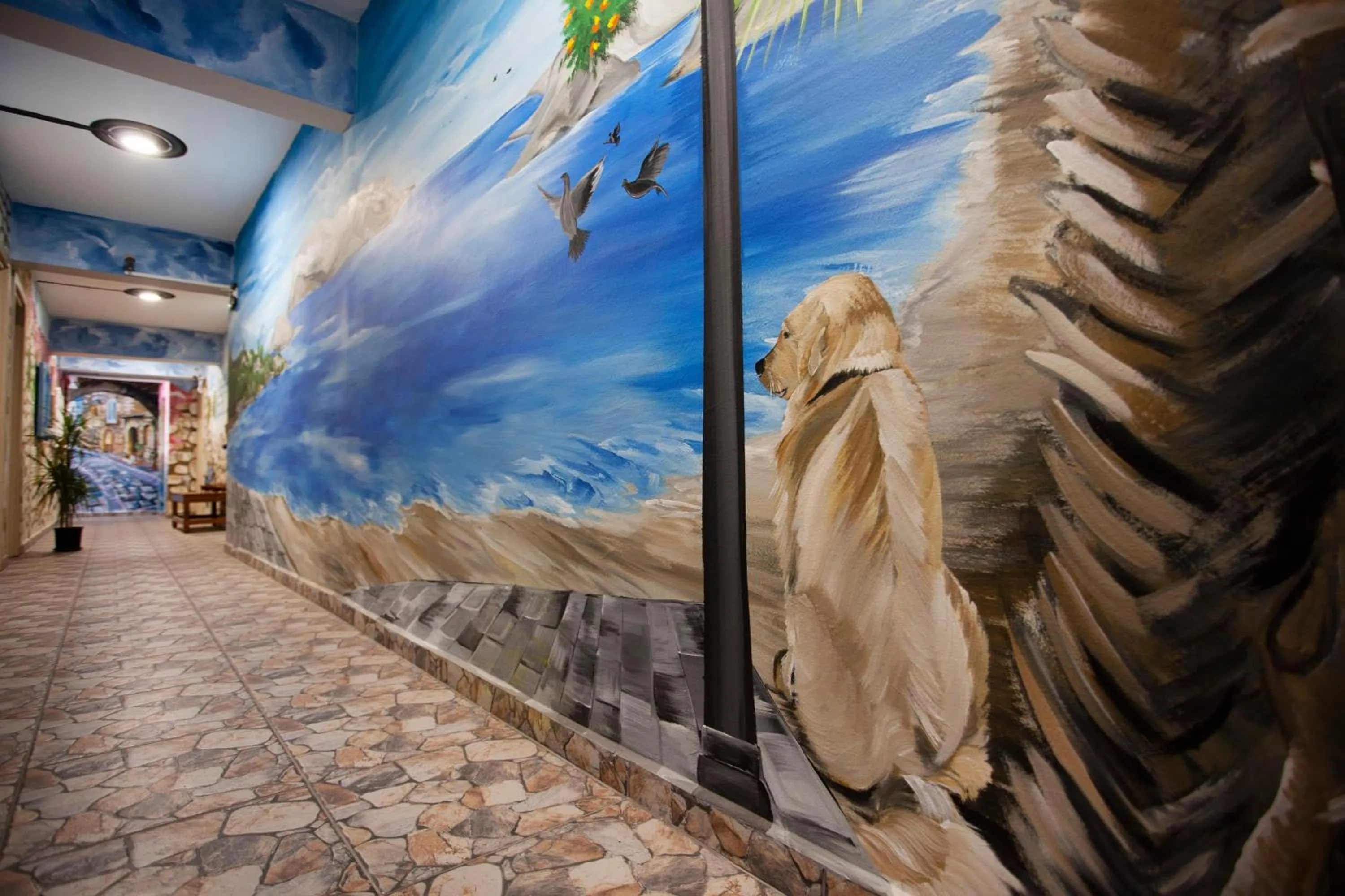 Decorative detail in Zephyros City Otel