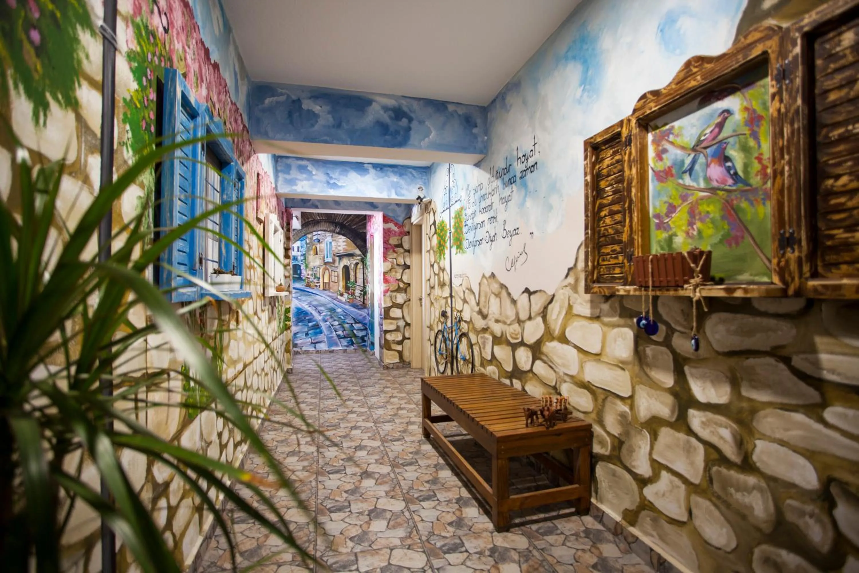 Decorative detail in Zephyros City Otel