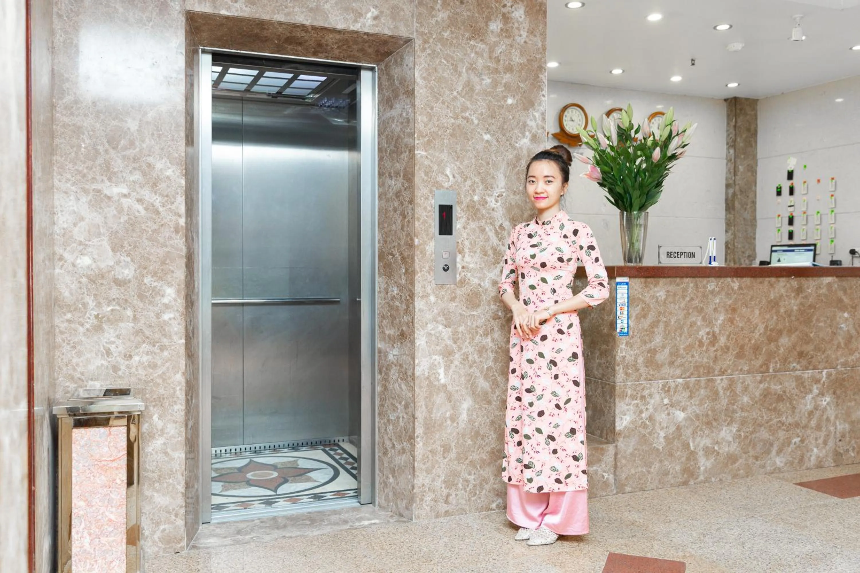 Staff in Titanic 2 Hotel