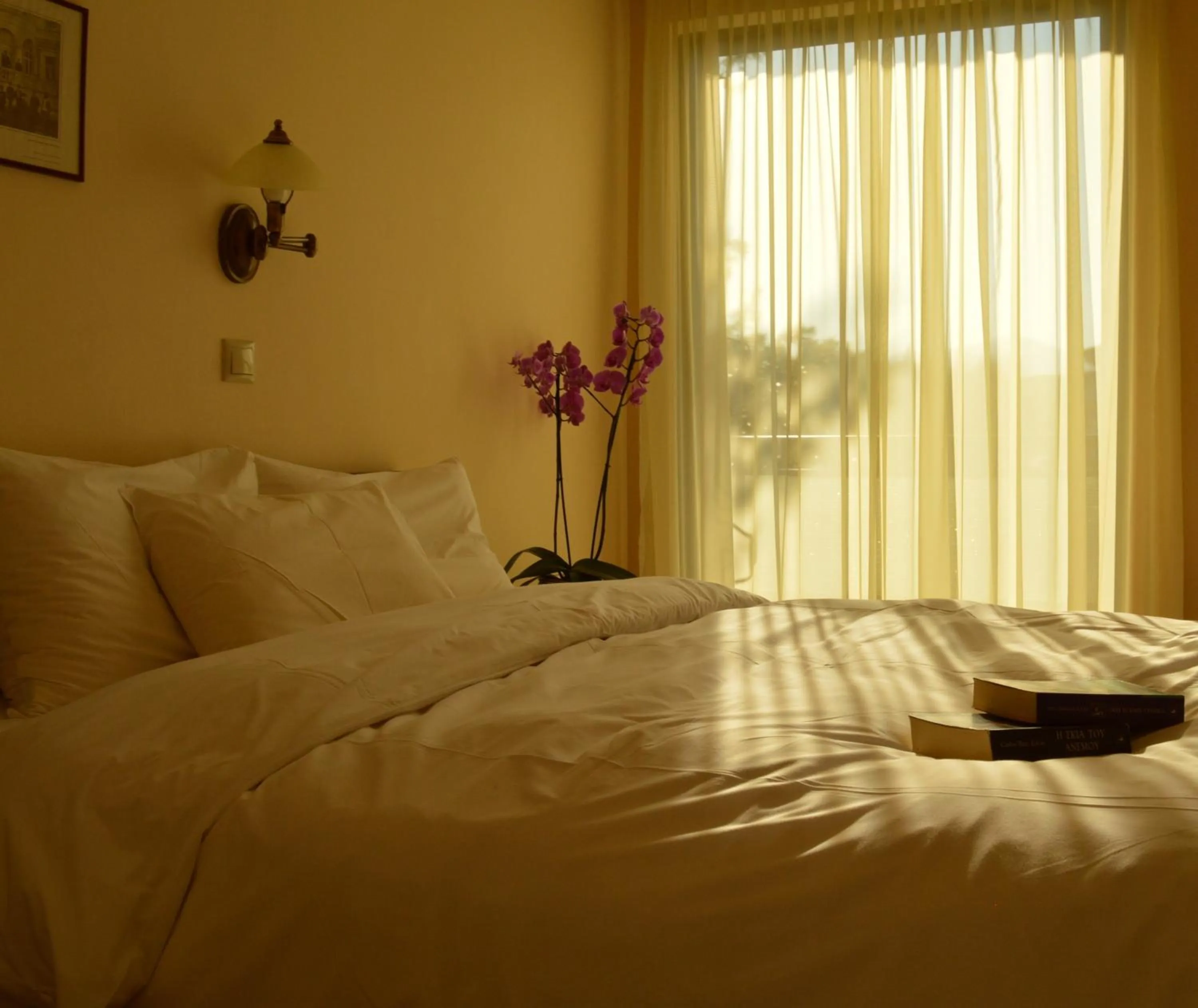 Bed in Alexakis Hotel & Spa