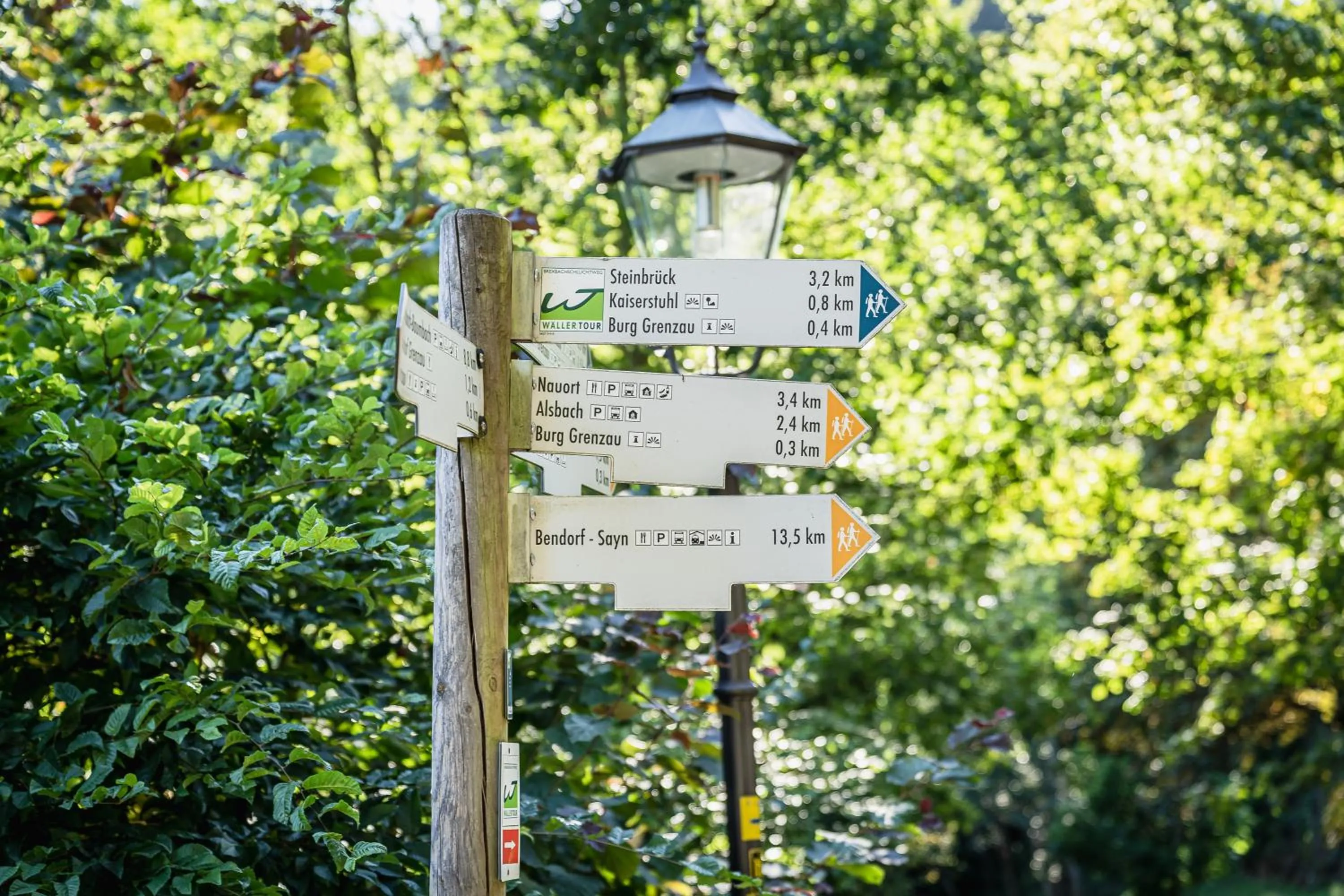 Hiking in Landgasthof zur Burg Grenzau