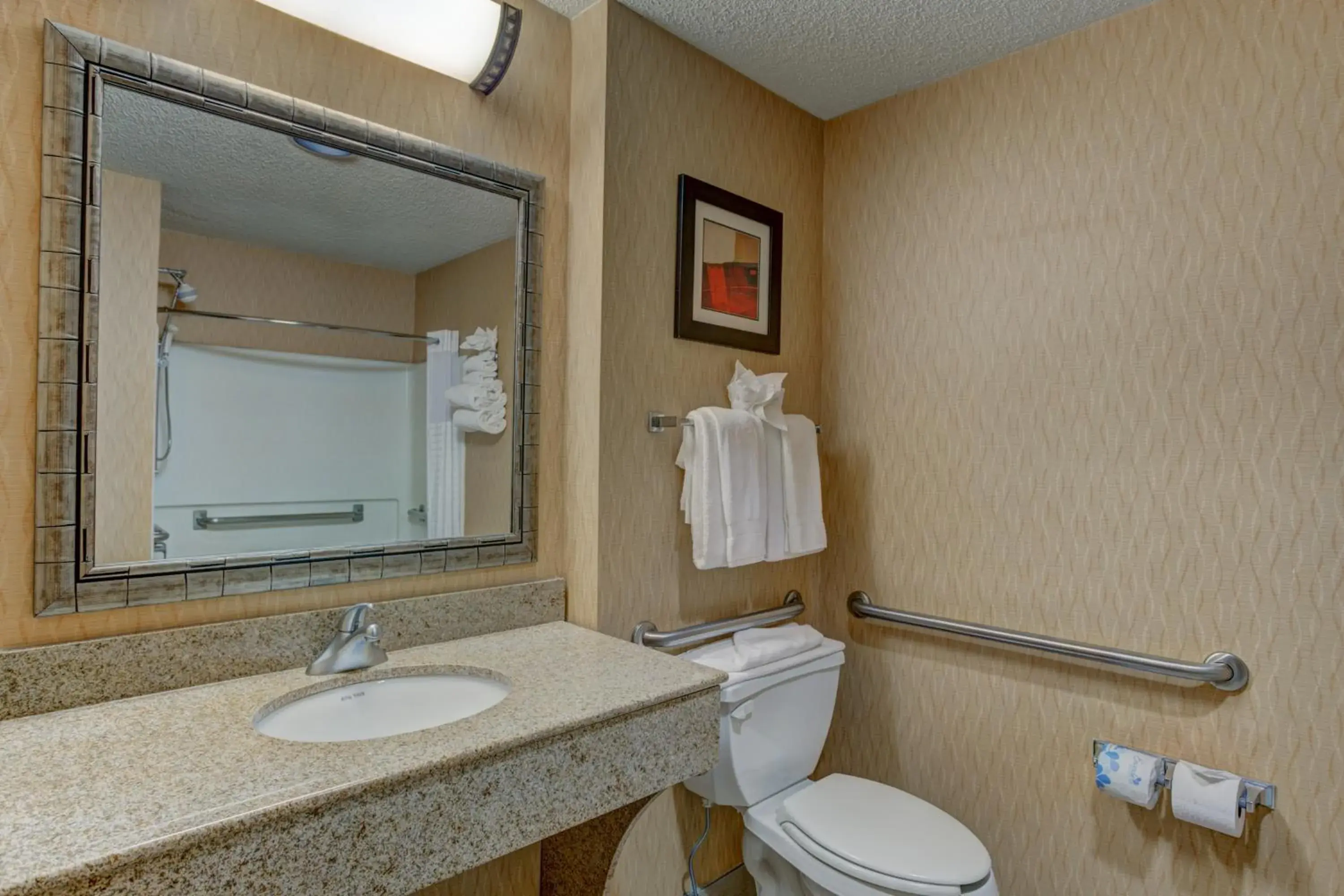 Bathroom in Comfort Suites Raleigh Durham Airport/Rtp