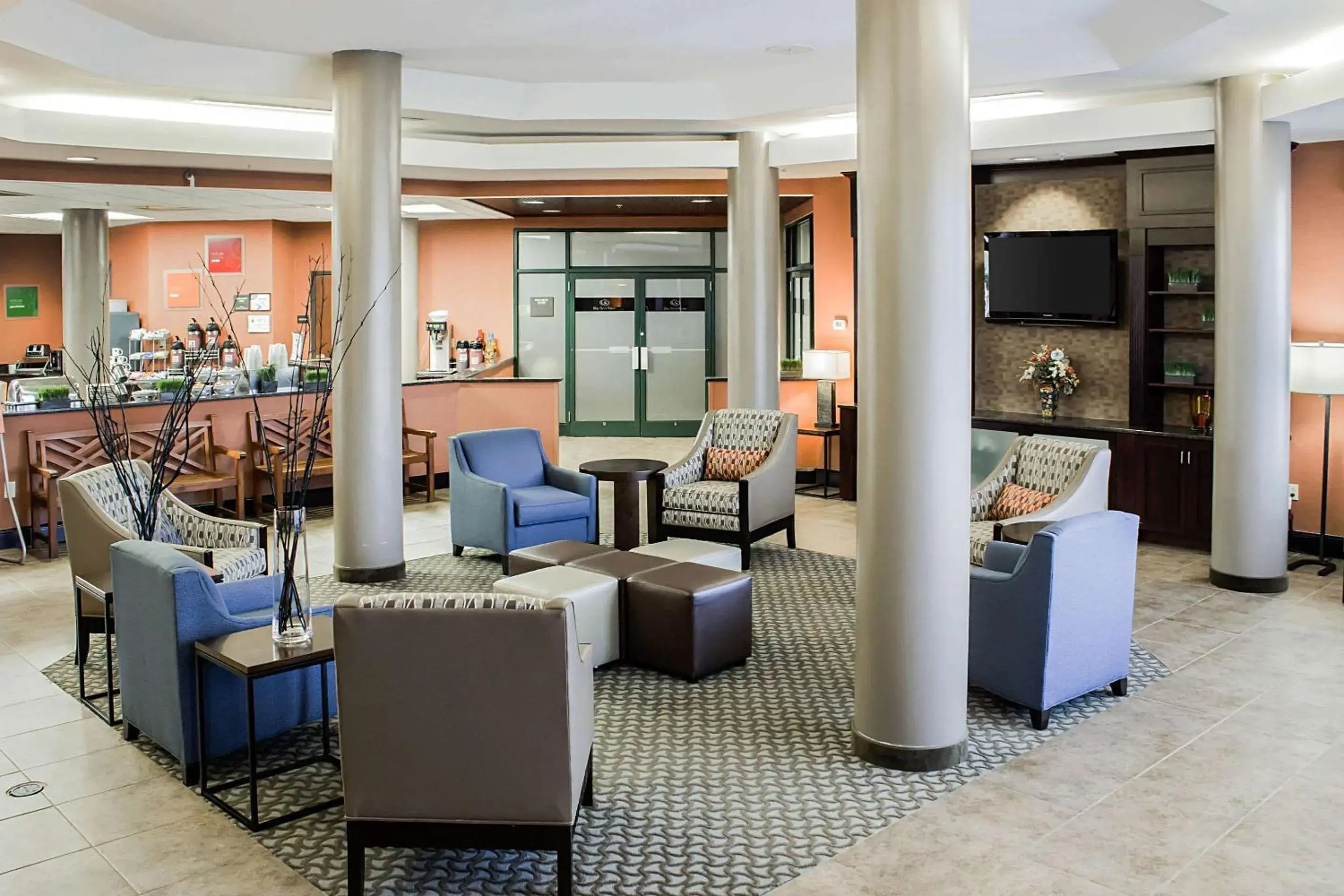Lobby or reception in Comfort Suites Raleigh Durham Airport/Rtp
