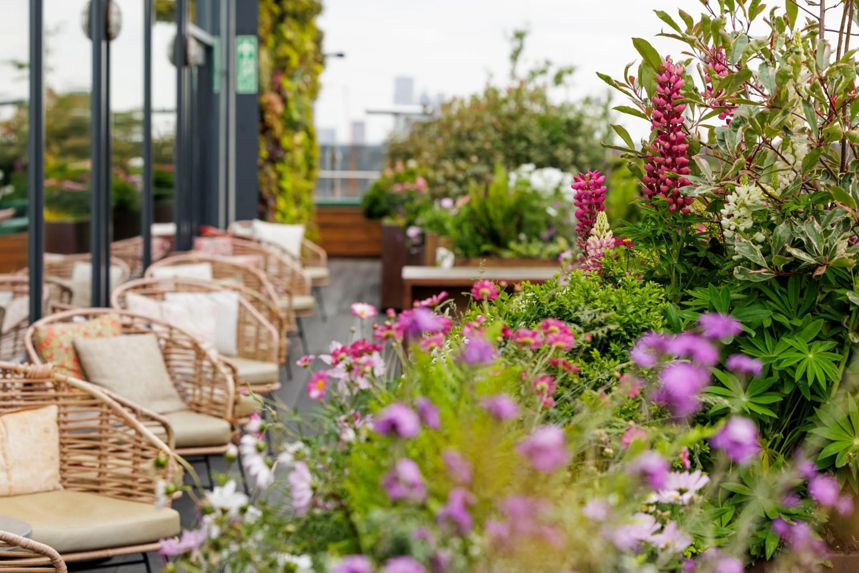 Balcony/Terrace in Treehouse Hotel London