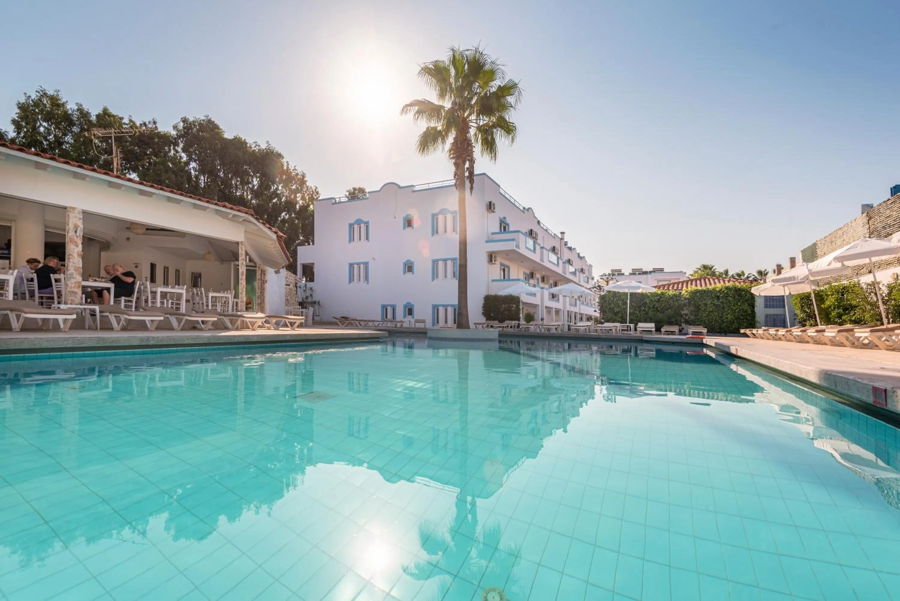 Property building, Swimming Pool in Aegean Blu Hotel & Apartments