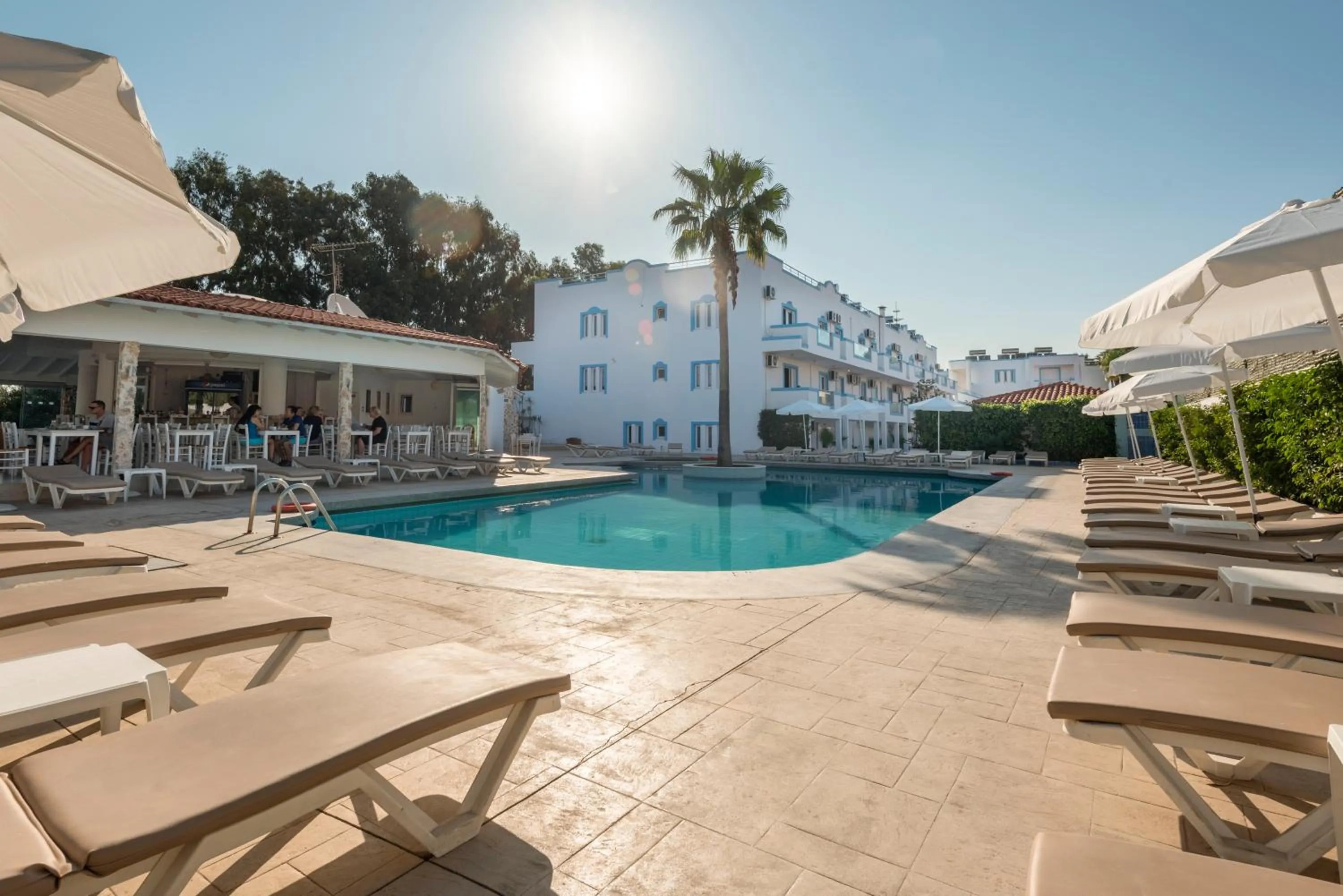 Property building, Swimming Pool in Aegean Blu Hotel & Apartments