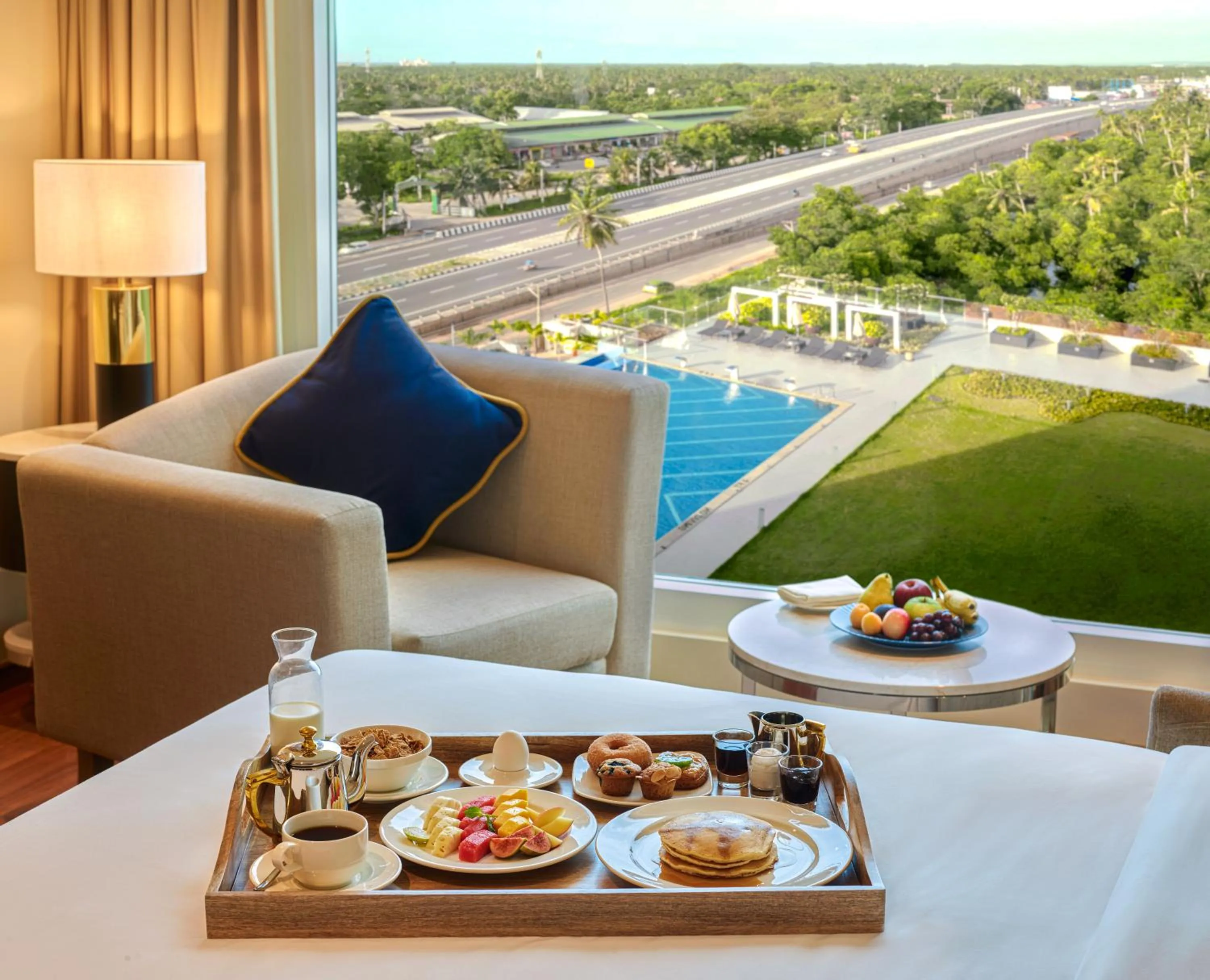 Continental breakfast in O by Tamara, Trivandrum