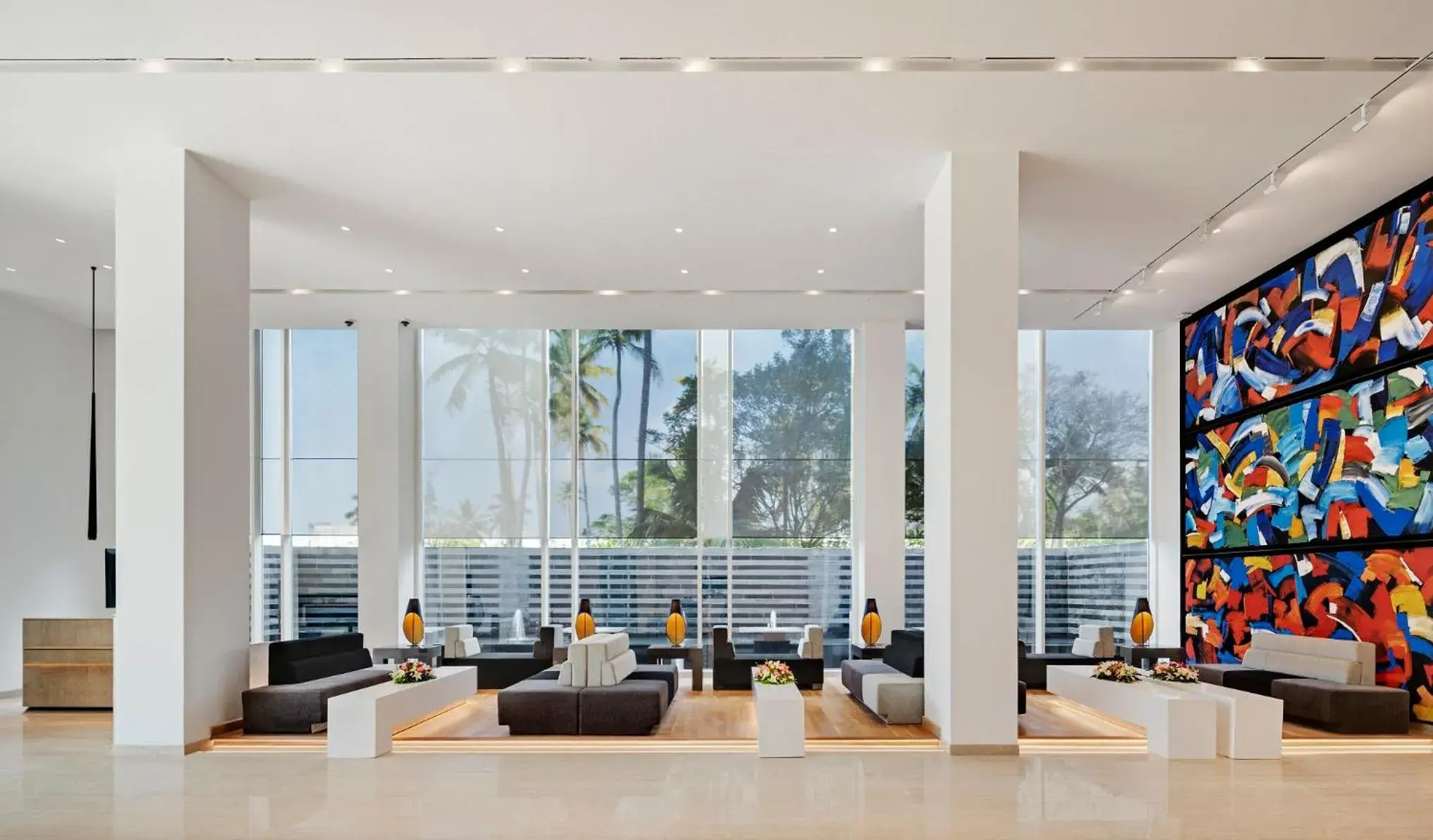 Lobby or reception in O by Tamara, Trivandrum Lobby or reception in O by Tamara, Trivandrum